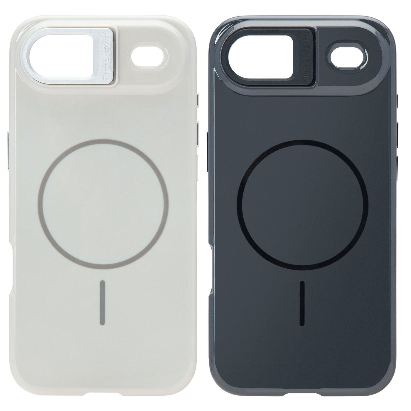 Linocell Flip Stand Case Mobilskal för iPhone Air Svart