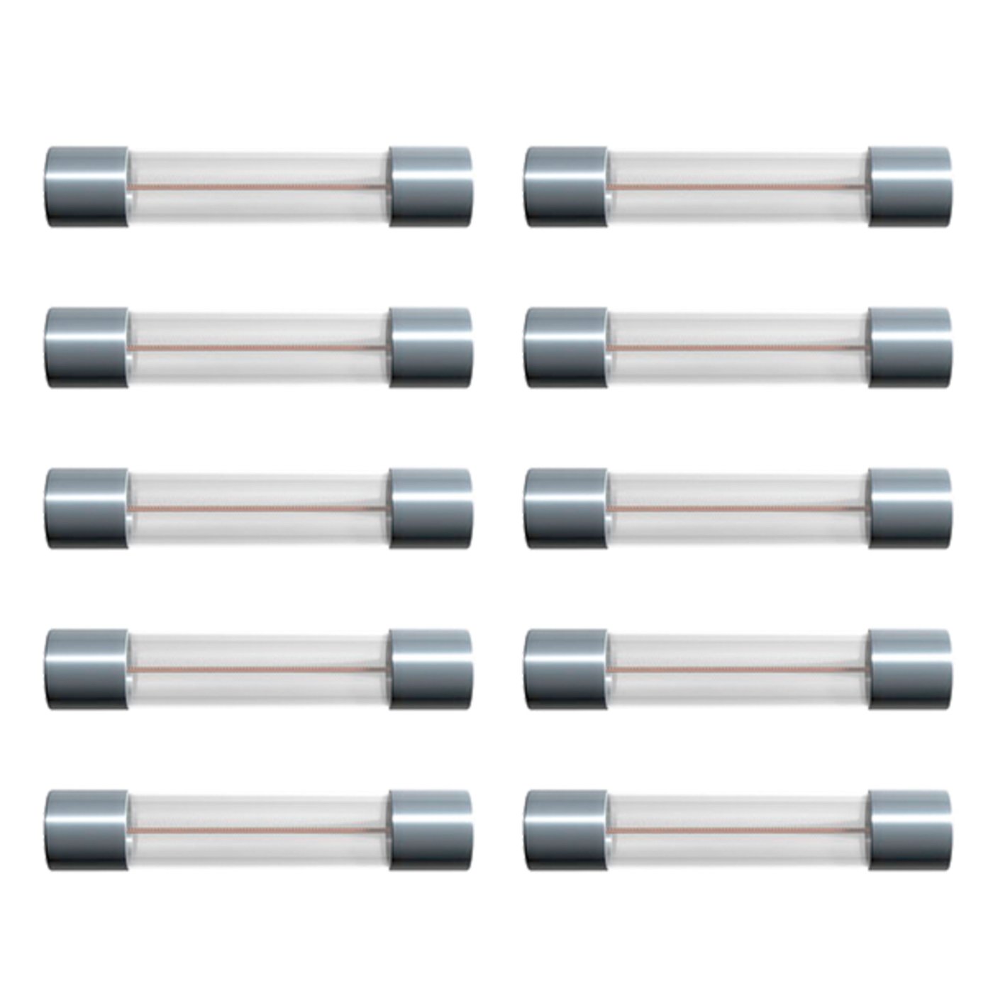 Glasrörssäkring 6x32 mm 500 mA Snabb (F) 10-pack