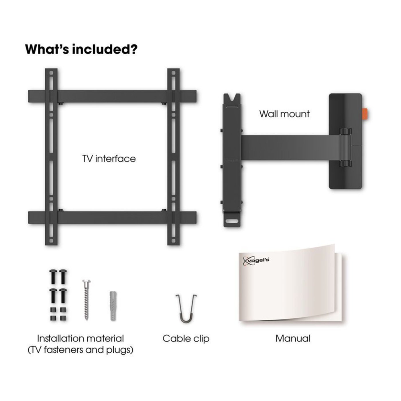 Vogels WALL 3325 full-motion Väggfäste för tv 40" till 65"