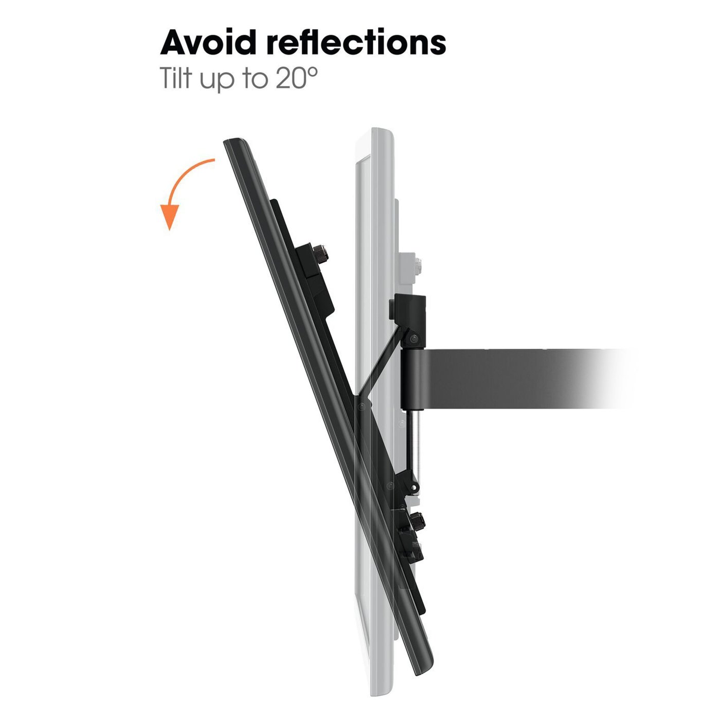 Vogels WALL 3225 full-motion Väggfäste för tv 32" till 55"