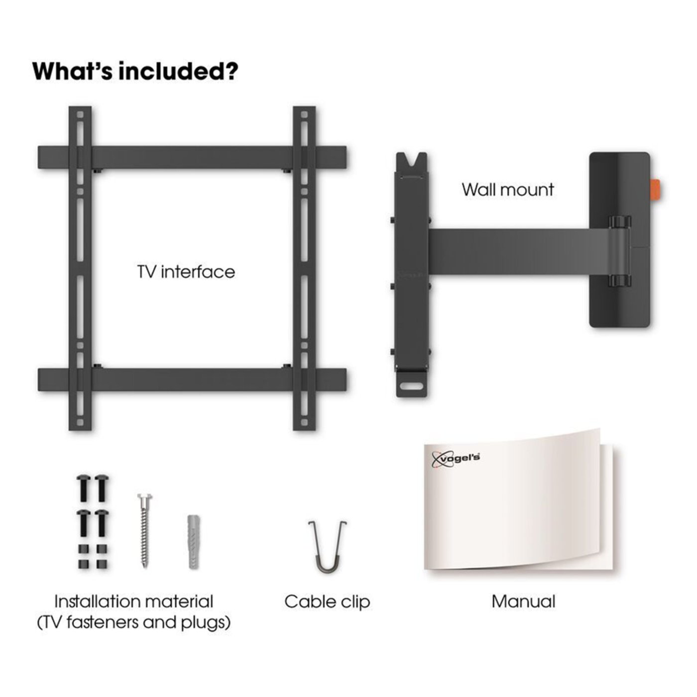 Vogels WALL 3225 full-motion Väggfäste för tv 32" till 55"