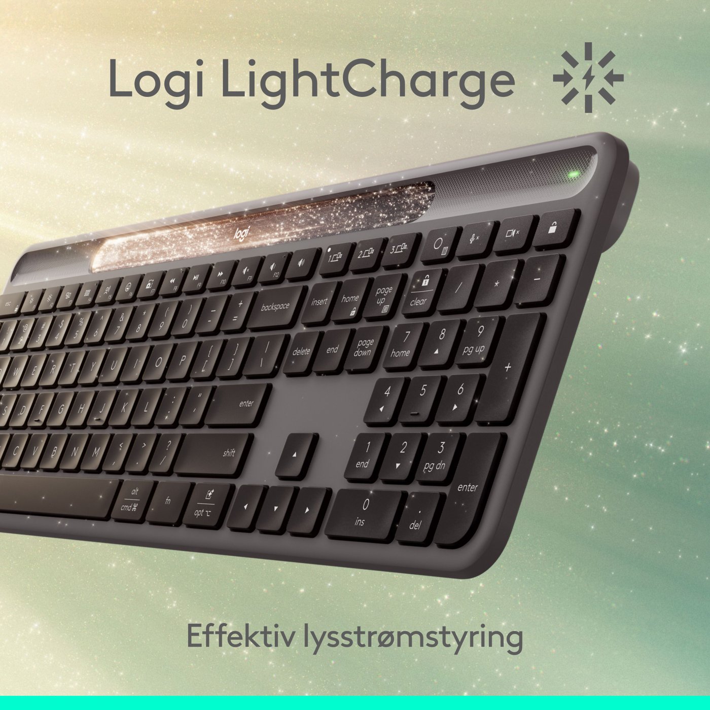 Logitech Signature Slim Solar+ Trådløst tastatur