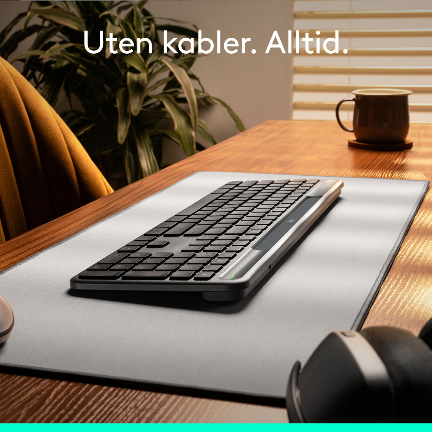 Logitech Signature Slim Solar+ Trådløst tastatur