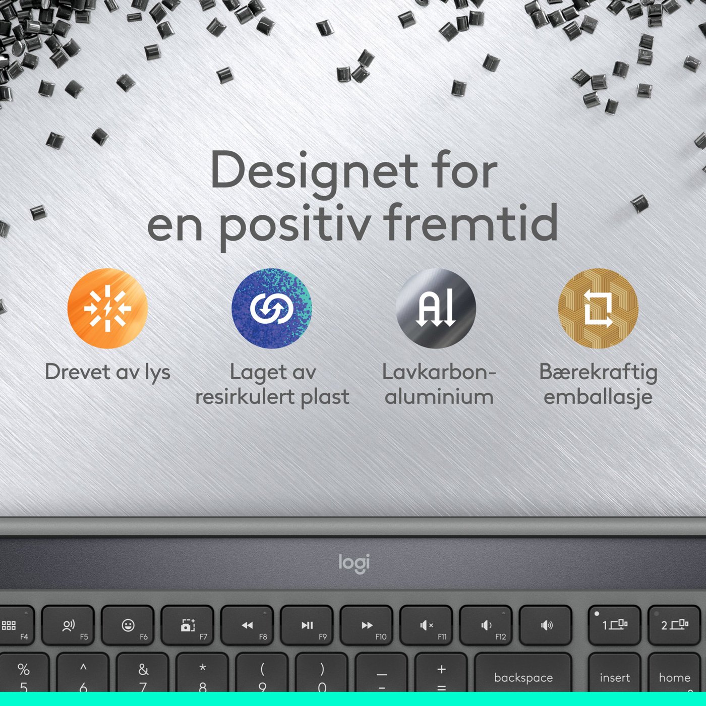 Logitech Signature Slim Solar+ Trådløst tastatur