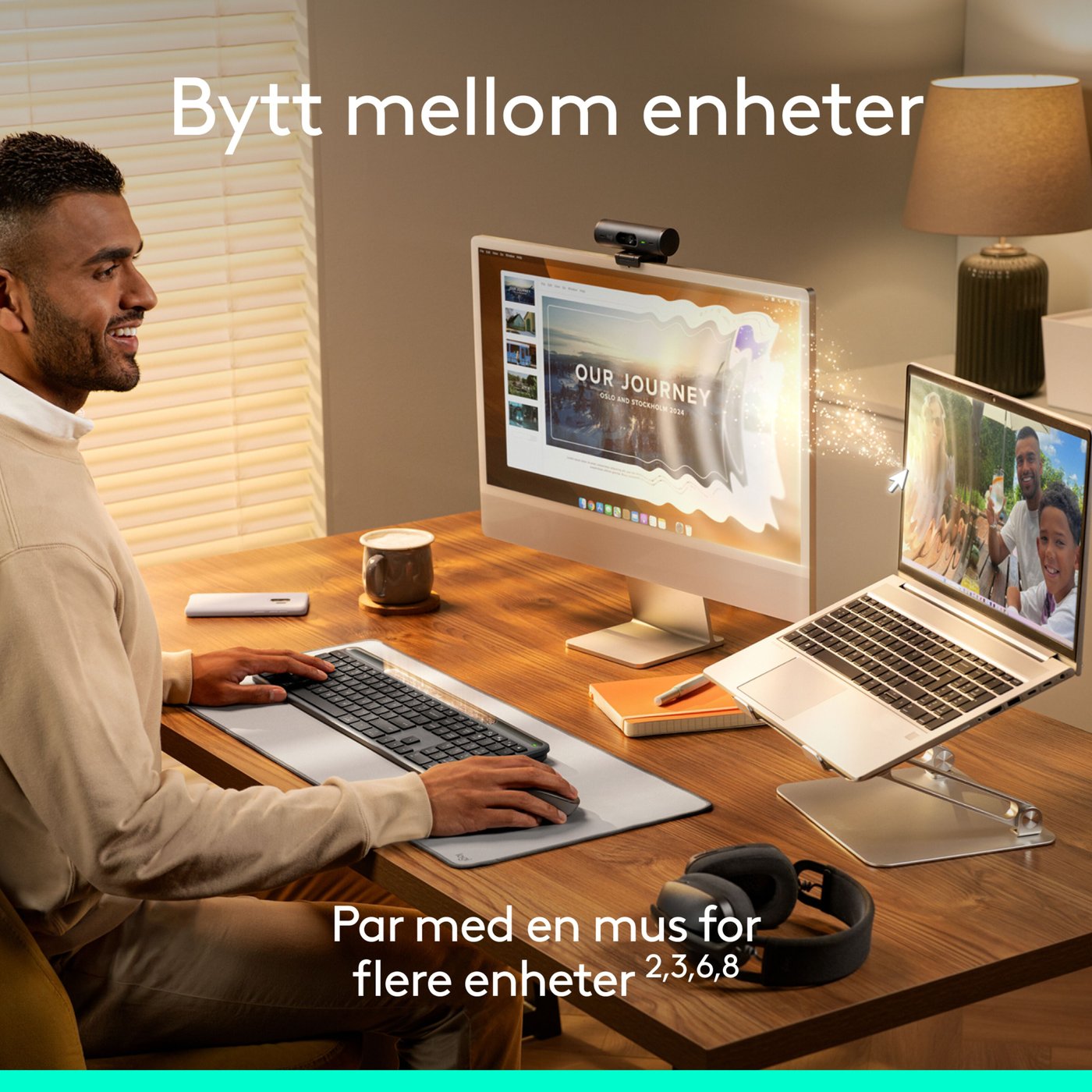 Logitech Signature Slim Solar+ Trådløst tastatur