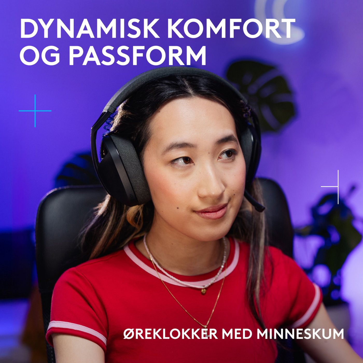 Logitech G321 Trådløst gamingheadset Svart