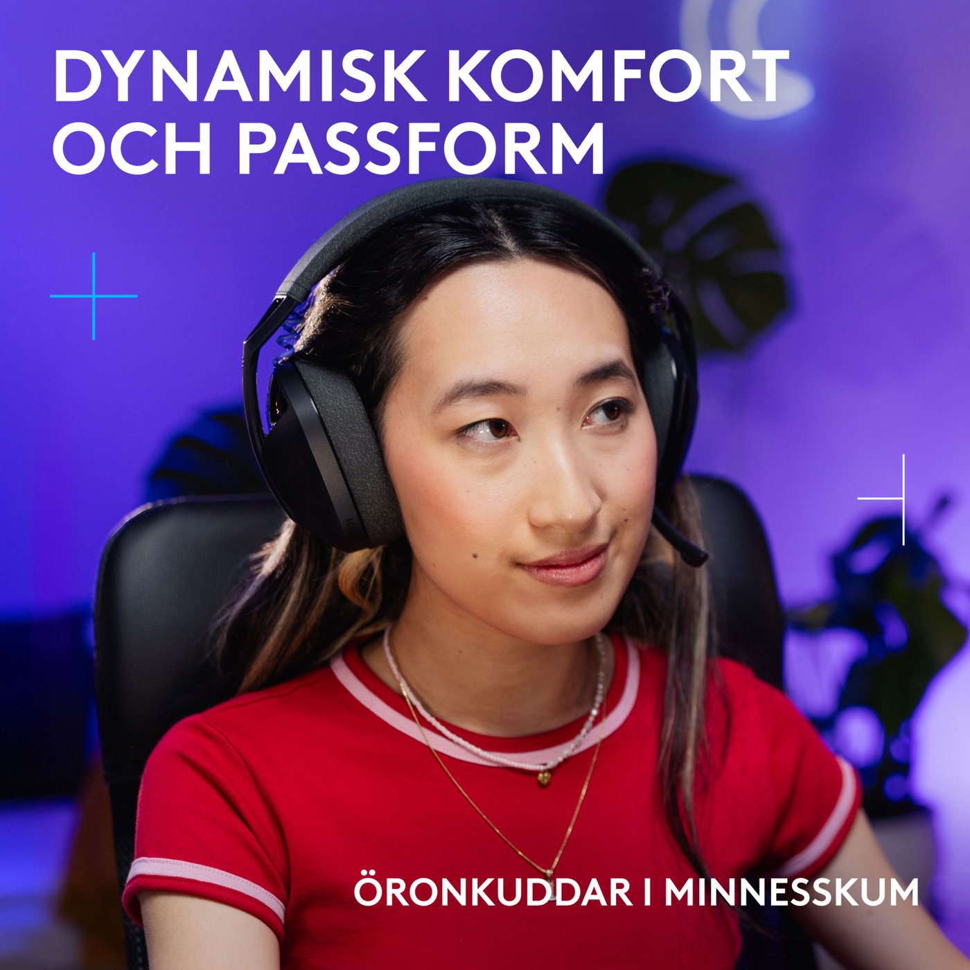 Logitech G321 Trådlöst gamingheadset Svart