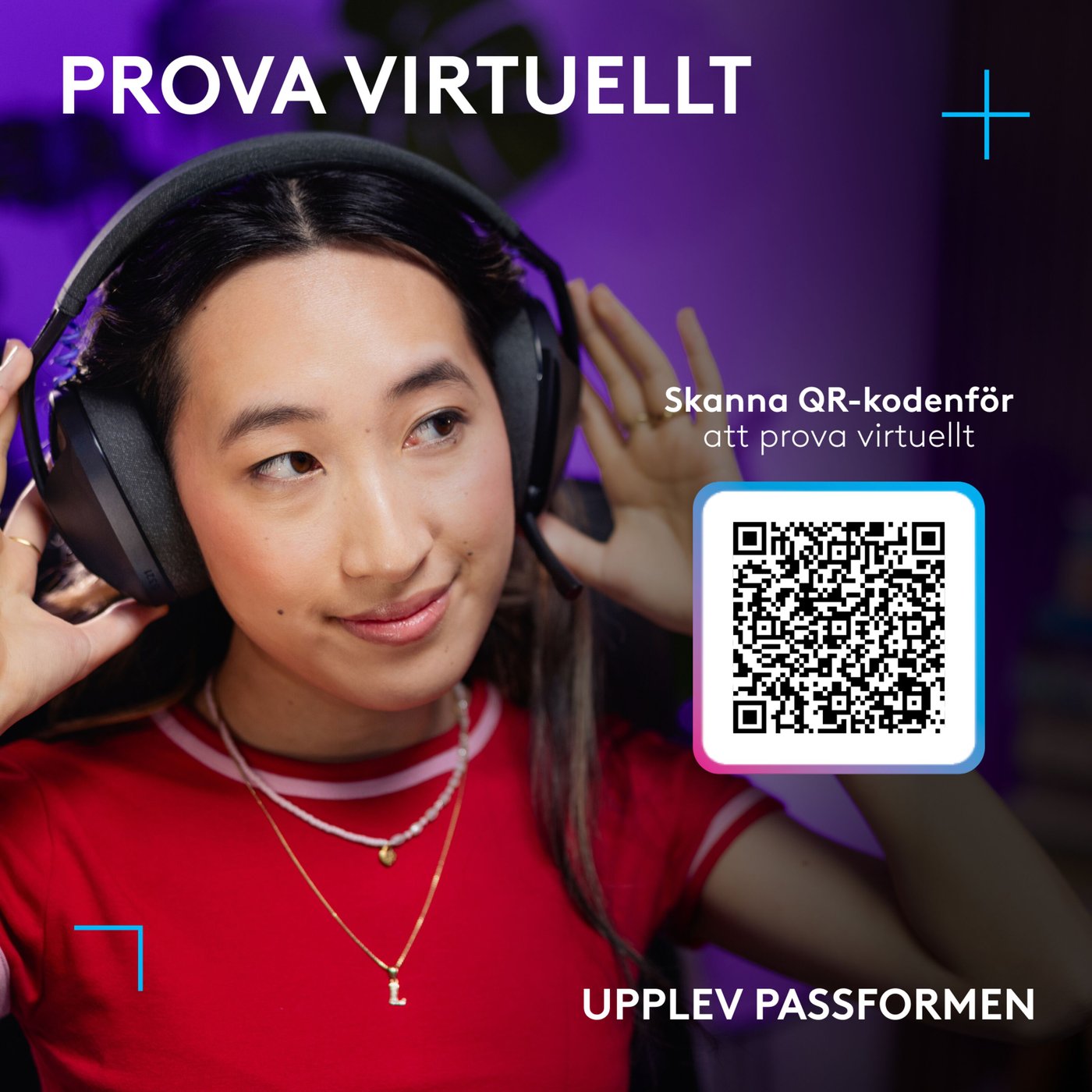 Logitech G321 Trådlöst gamingheadset Svart