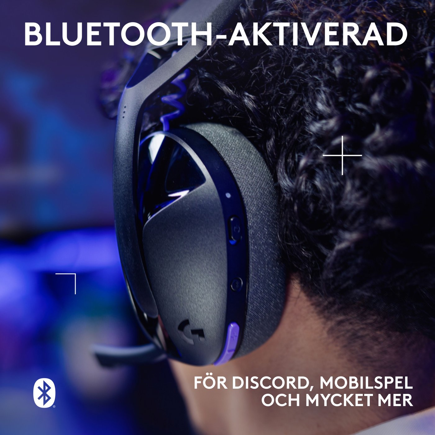 Logitech G321 Trådlöst gamingheadset Svart