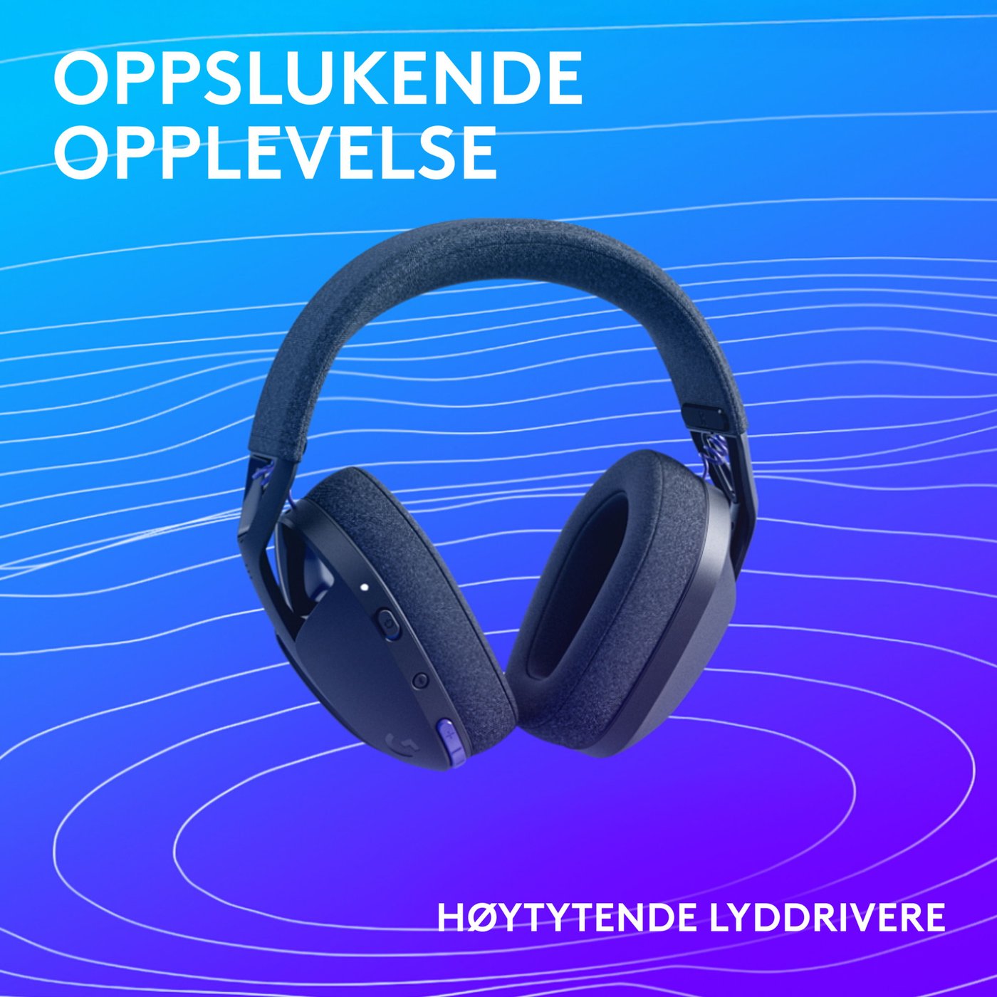 Logitech G321 Trådløst gamingheadset Svart