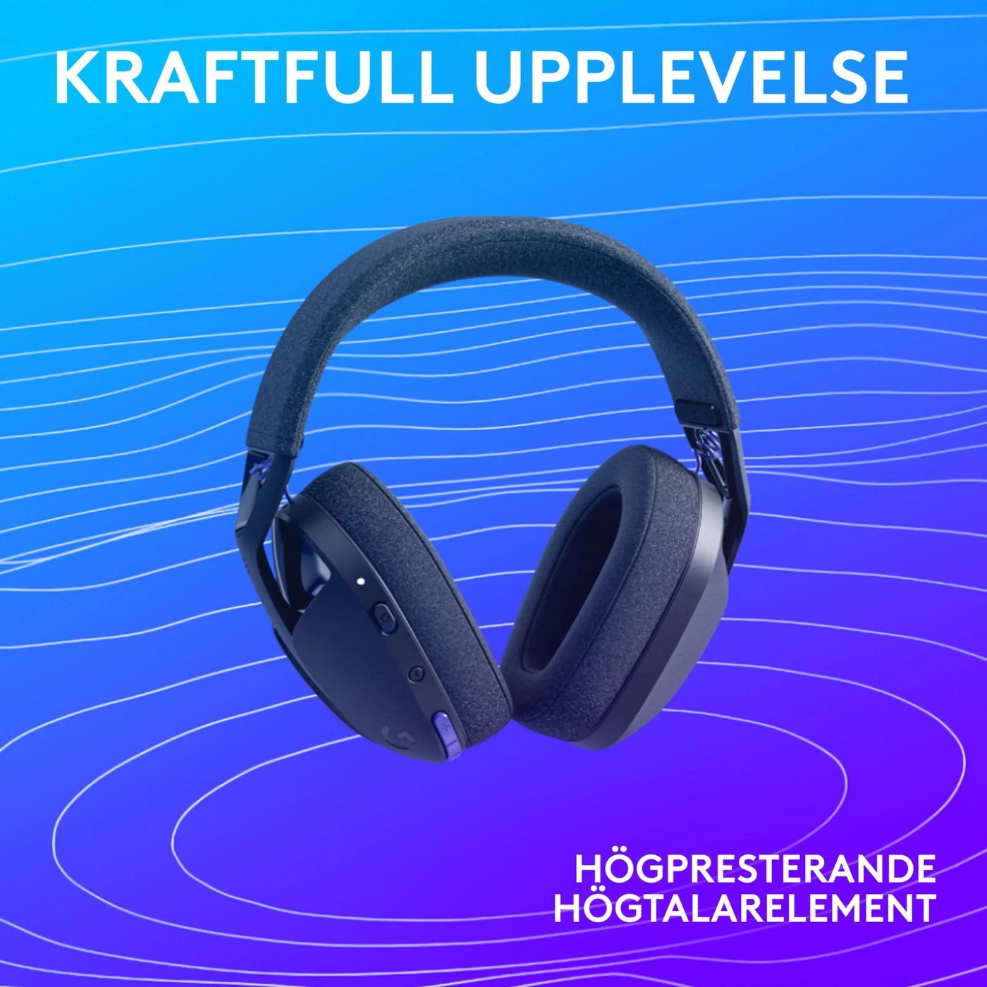 Logitech G321 Trådlöst gamingheadset Svart