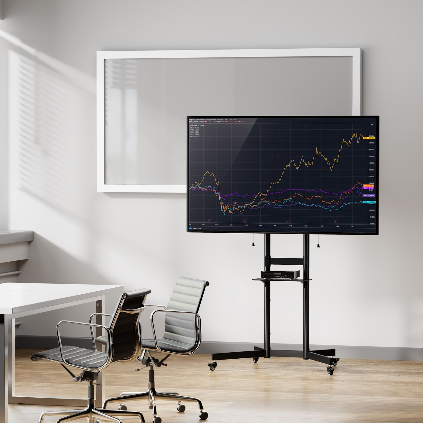 Nikabe Mobilt TV-stativ for TV 37–70”