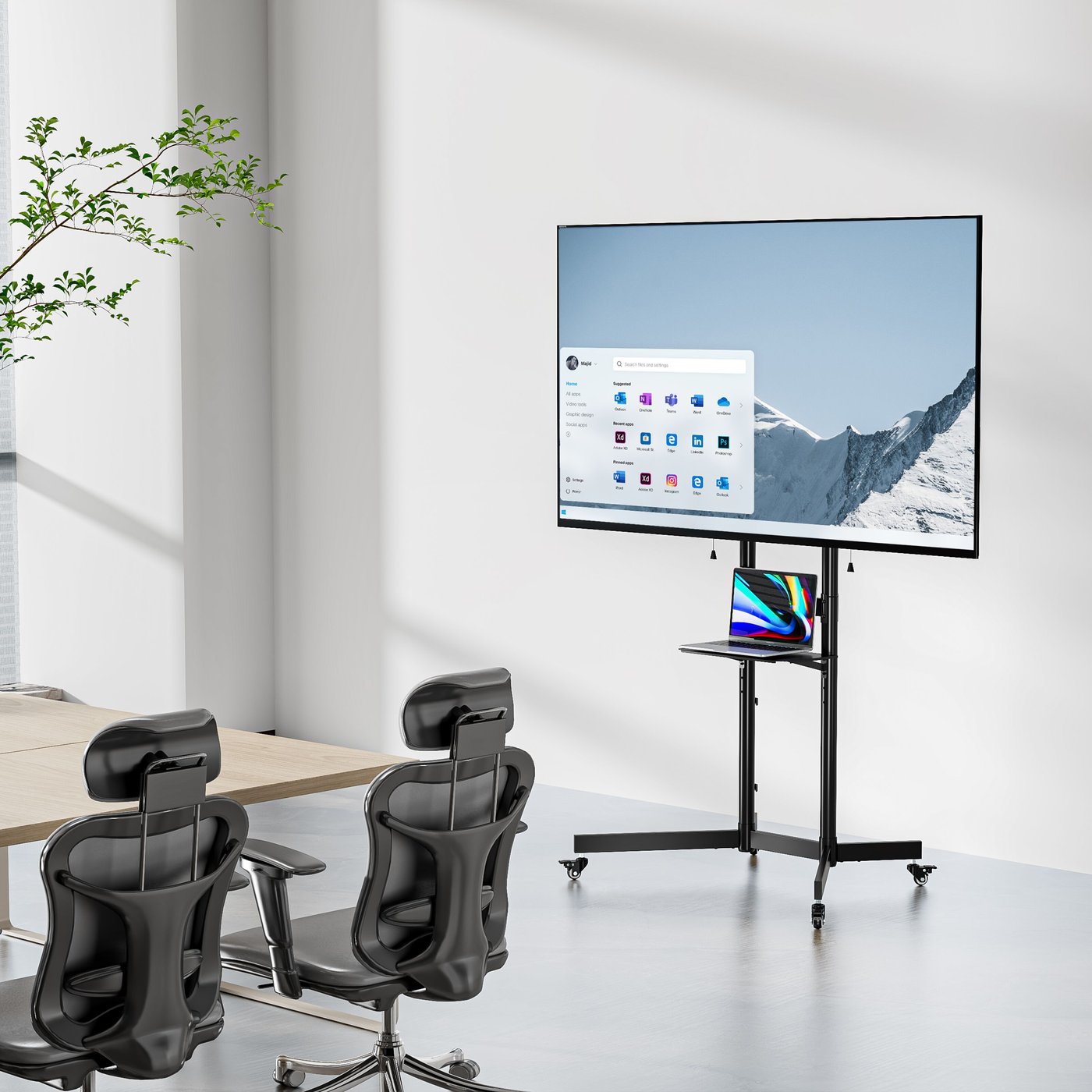 Nikabe Mobilt TV-stativ for TV 37–70”