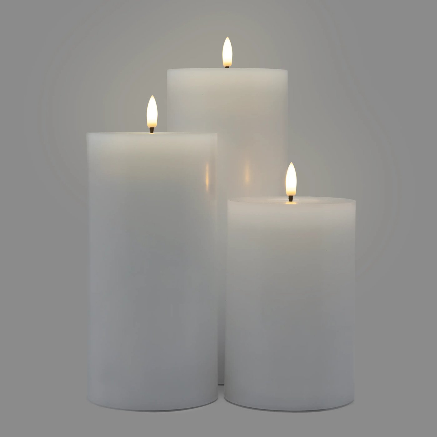 Blockljus LED 3-pack