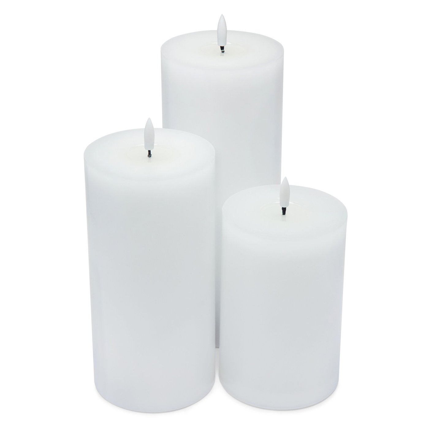 Blockljus LED 3-pack