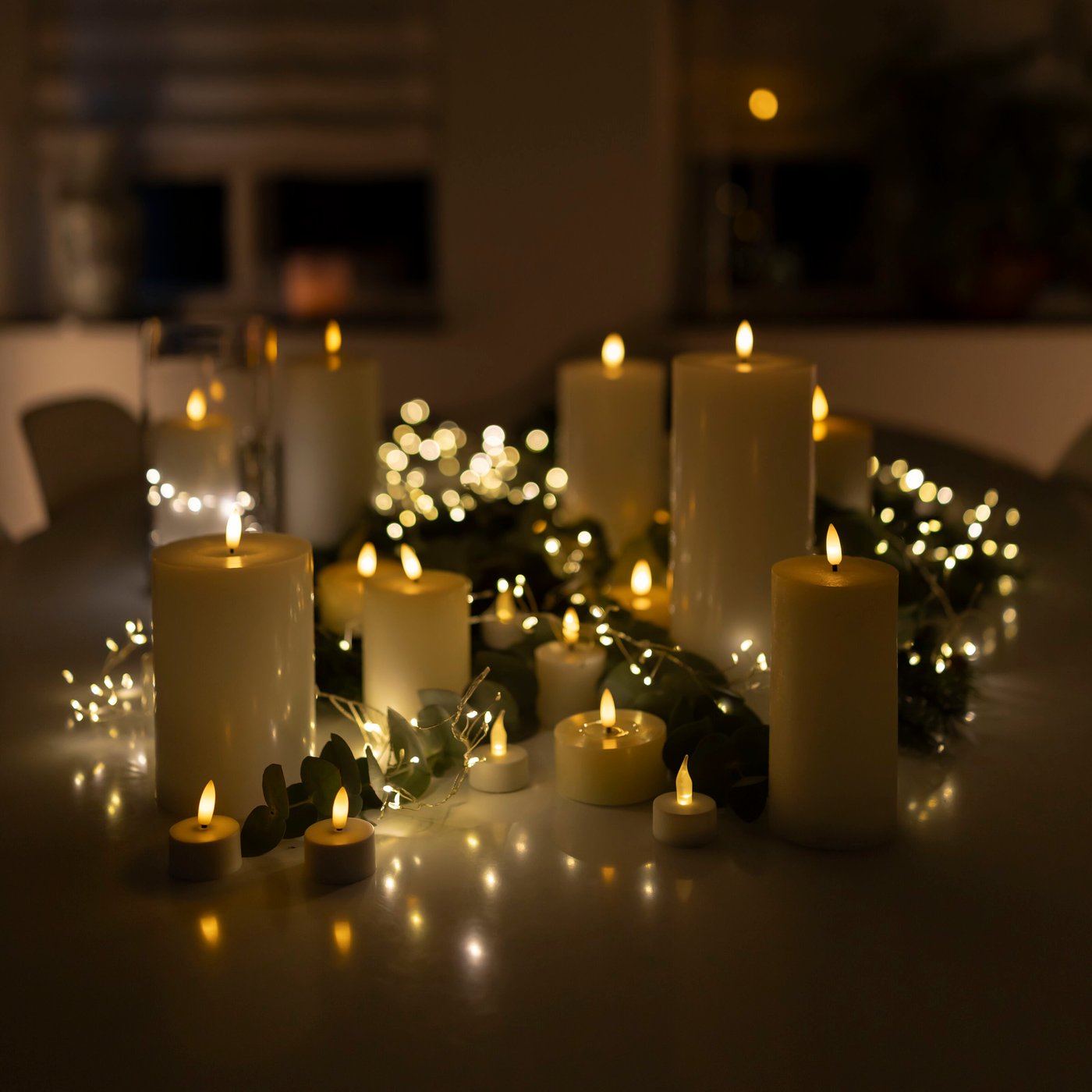 Kubbelys LED utendørs 2-pk.