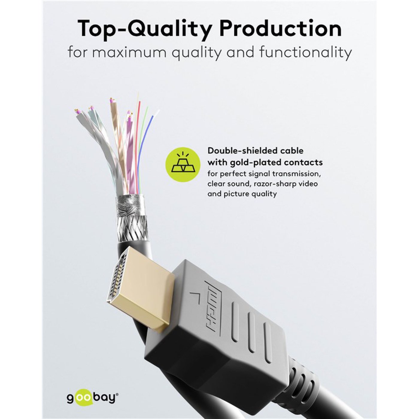 HDMI-forlengelseskabel 4K/60 Hz 5 m