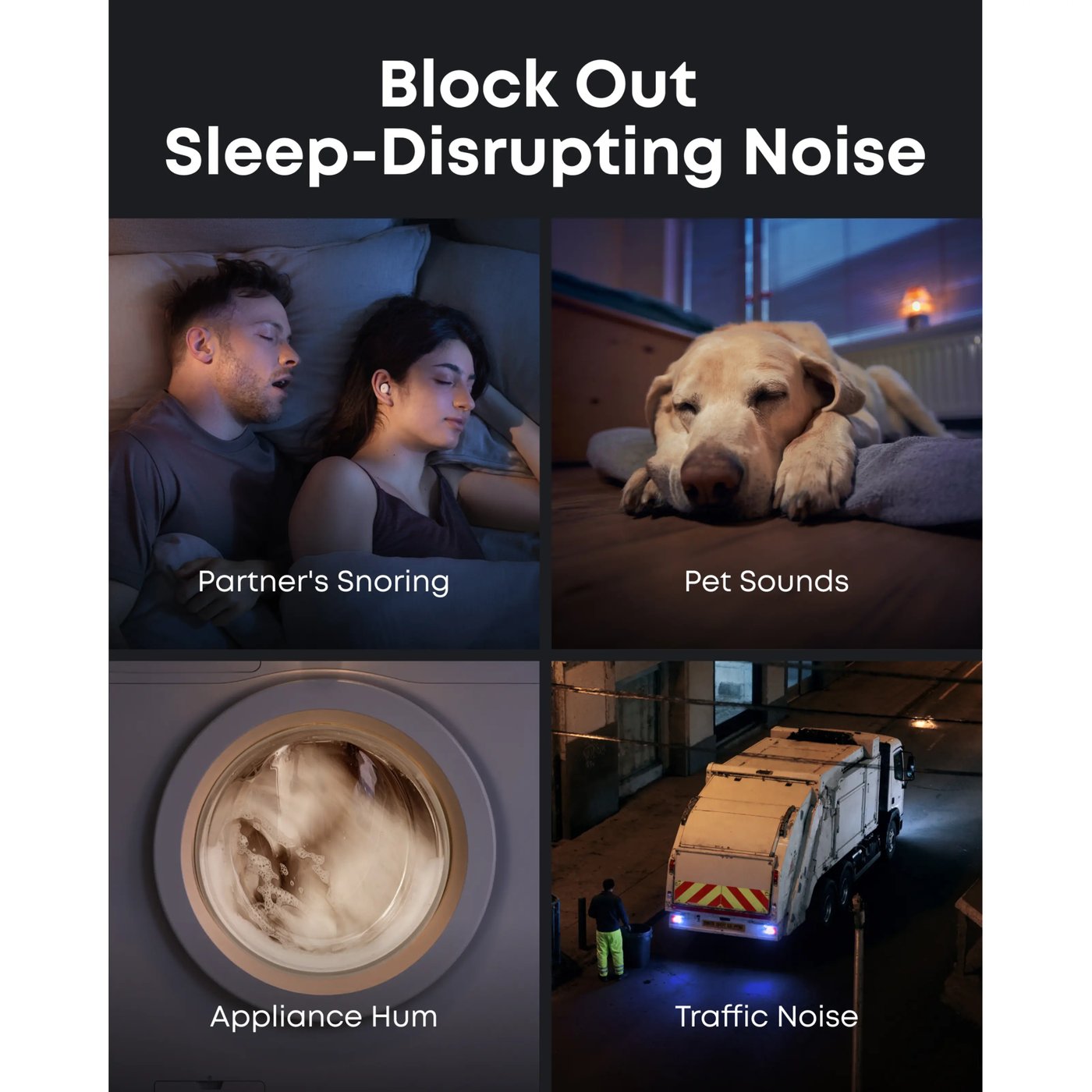 Soundcore Sleep A30 Sovehodetelefoner Hvit