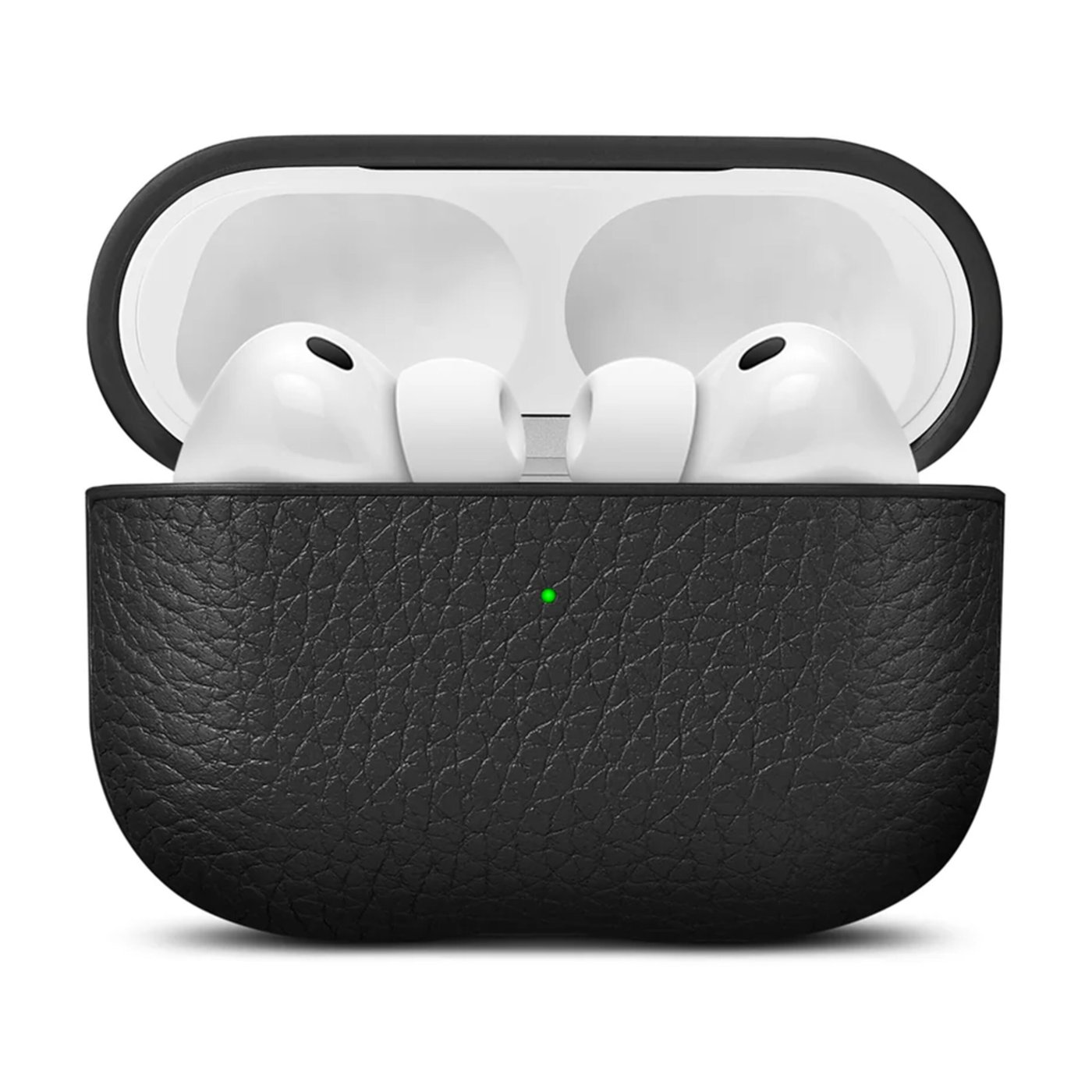 WOOLNUT Skal i läder till AirPods Pro 3-laddfodral Svart