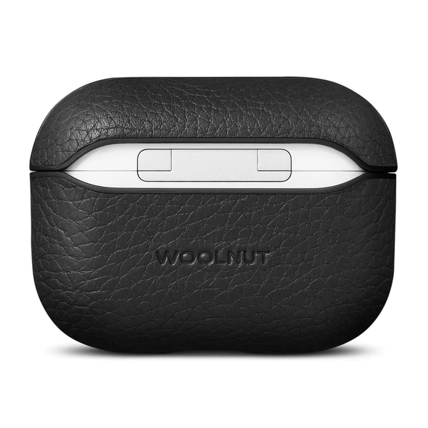 WOOLNUT Skal i läder till AirPods Pro 3-laddfodral Svart