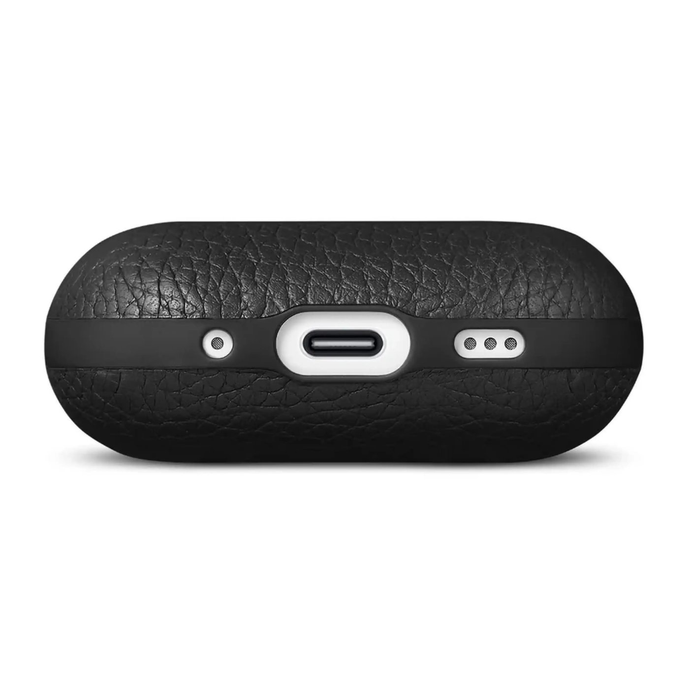 WOOLNUT Skal i läder till AirPods Pro 3-laddfodral Svart