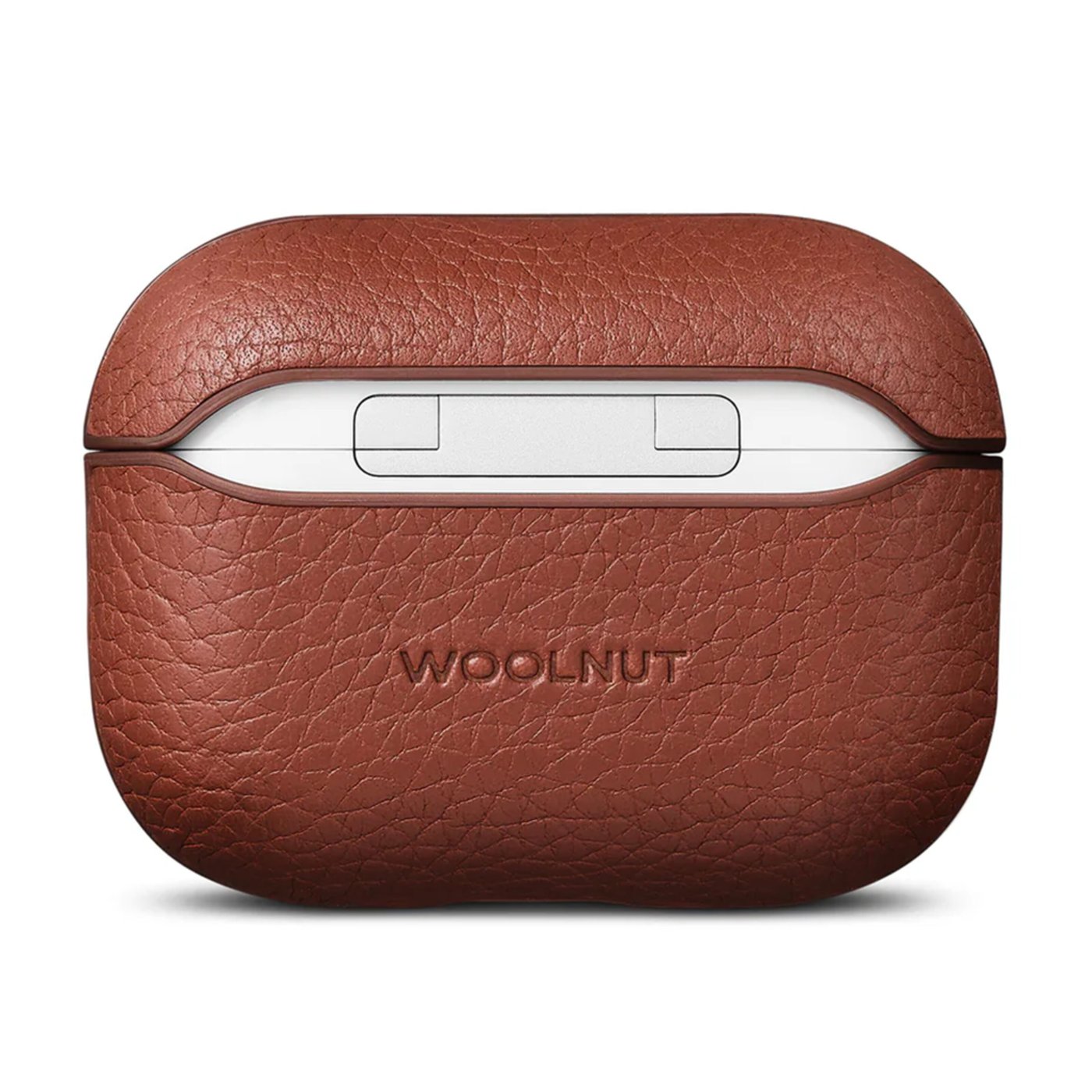WOOLNUT Skal i läder till AirPods Pro 3-laddfodral Cognac