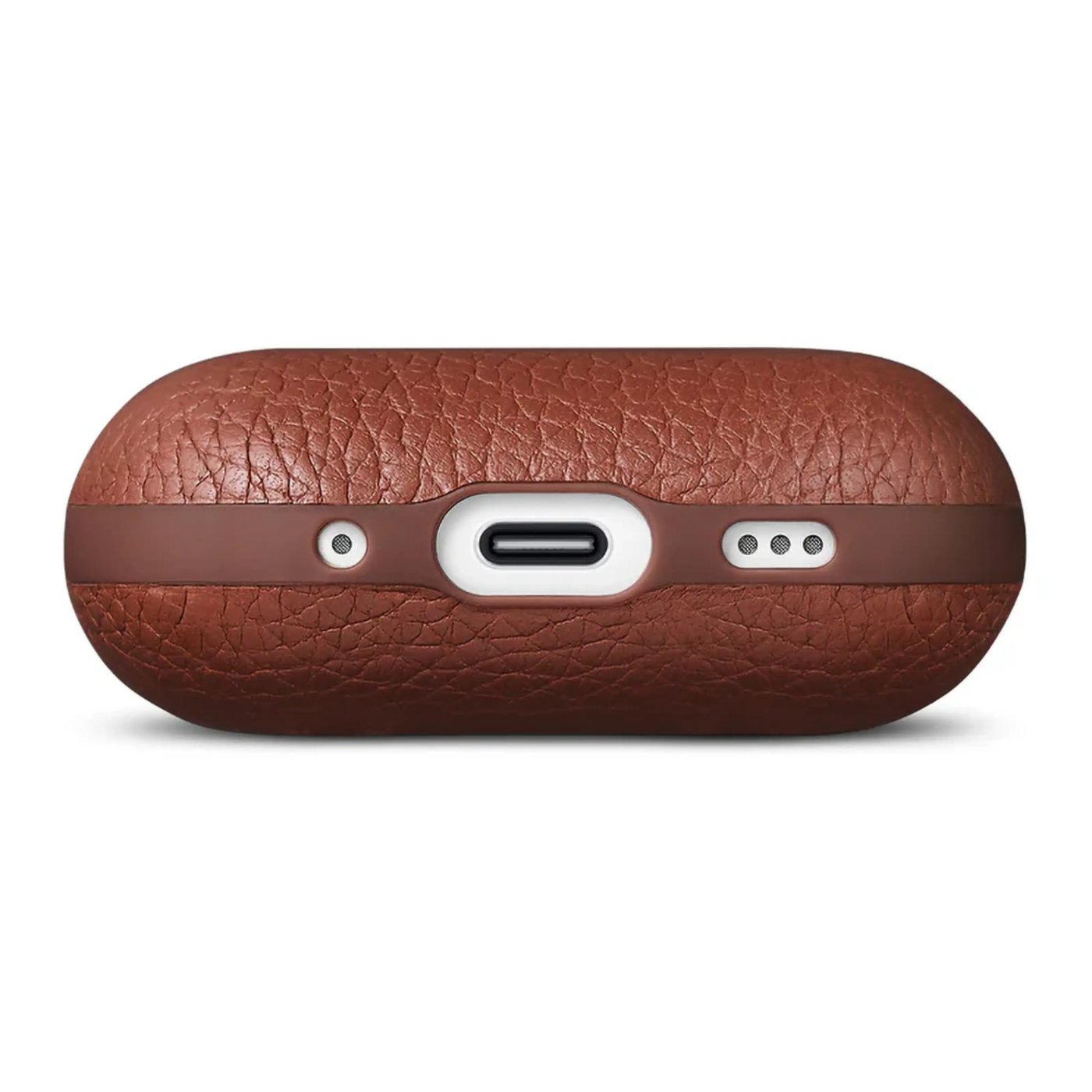 WOOLNUT Skal i läder till AirPods Pro 3-laddfodral Cognac