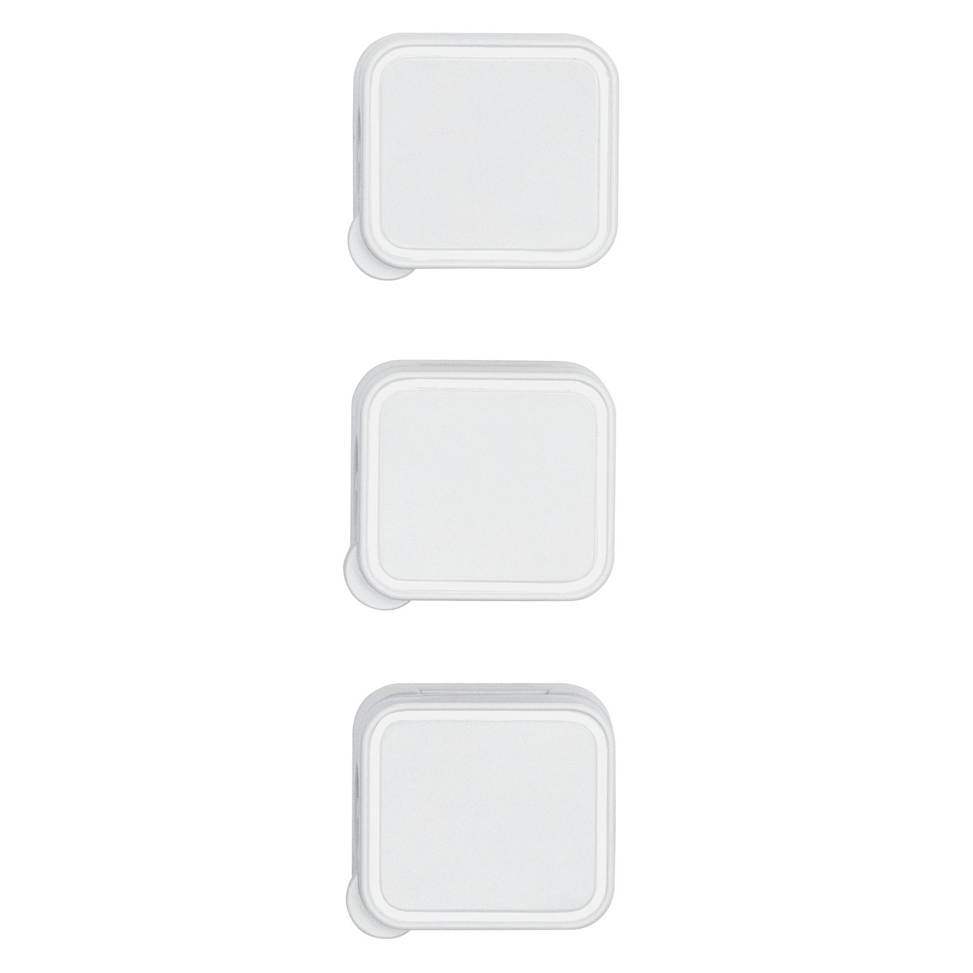 Luxorparts Magnetisk kabelklämma Vit (3-pack)