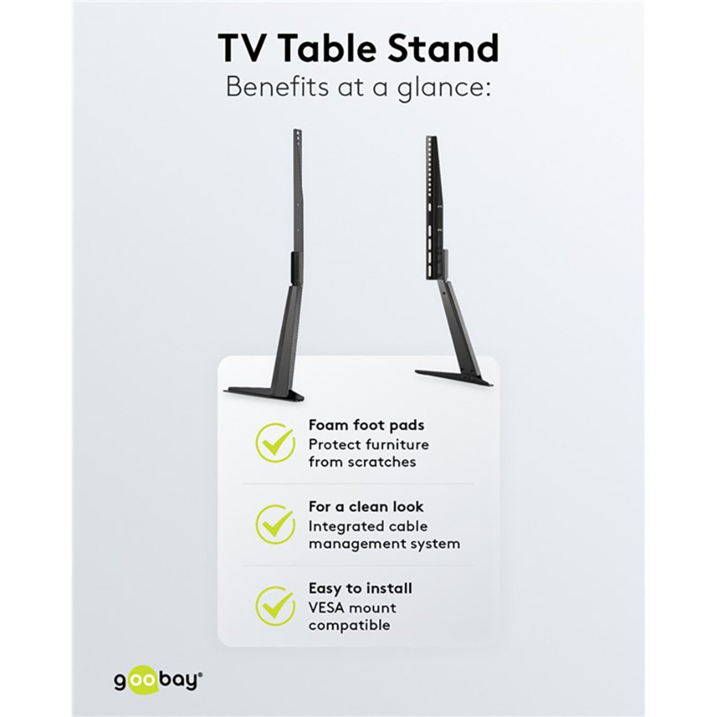 Bordstativ for TV 32–70"
