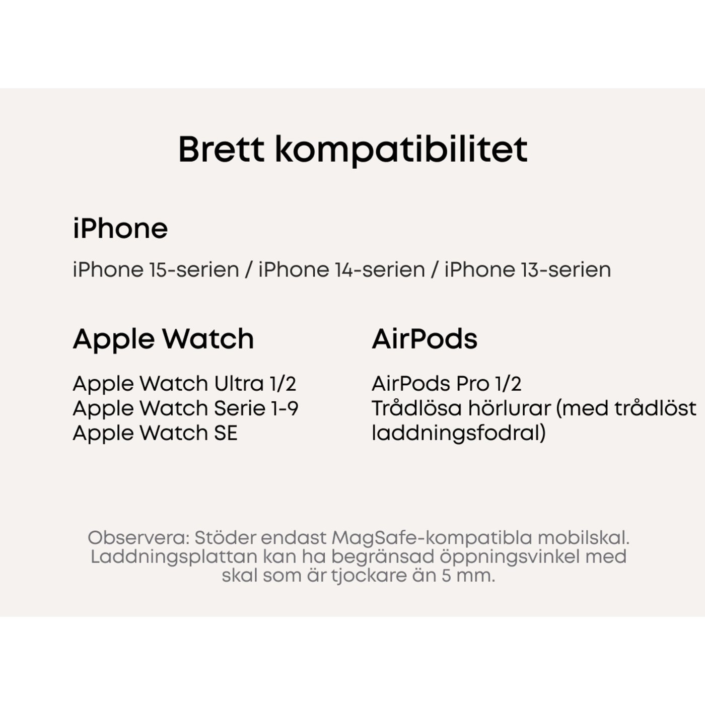 Anker MagGo Trådlös och vikbar 3-i-1-laddstation Vit