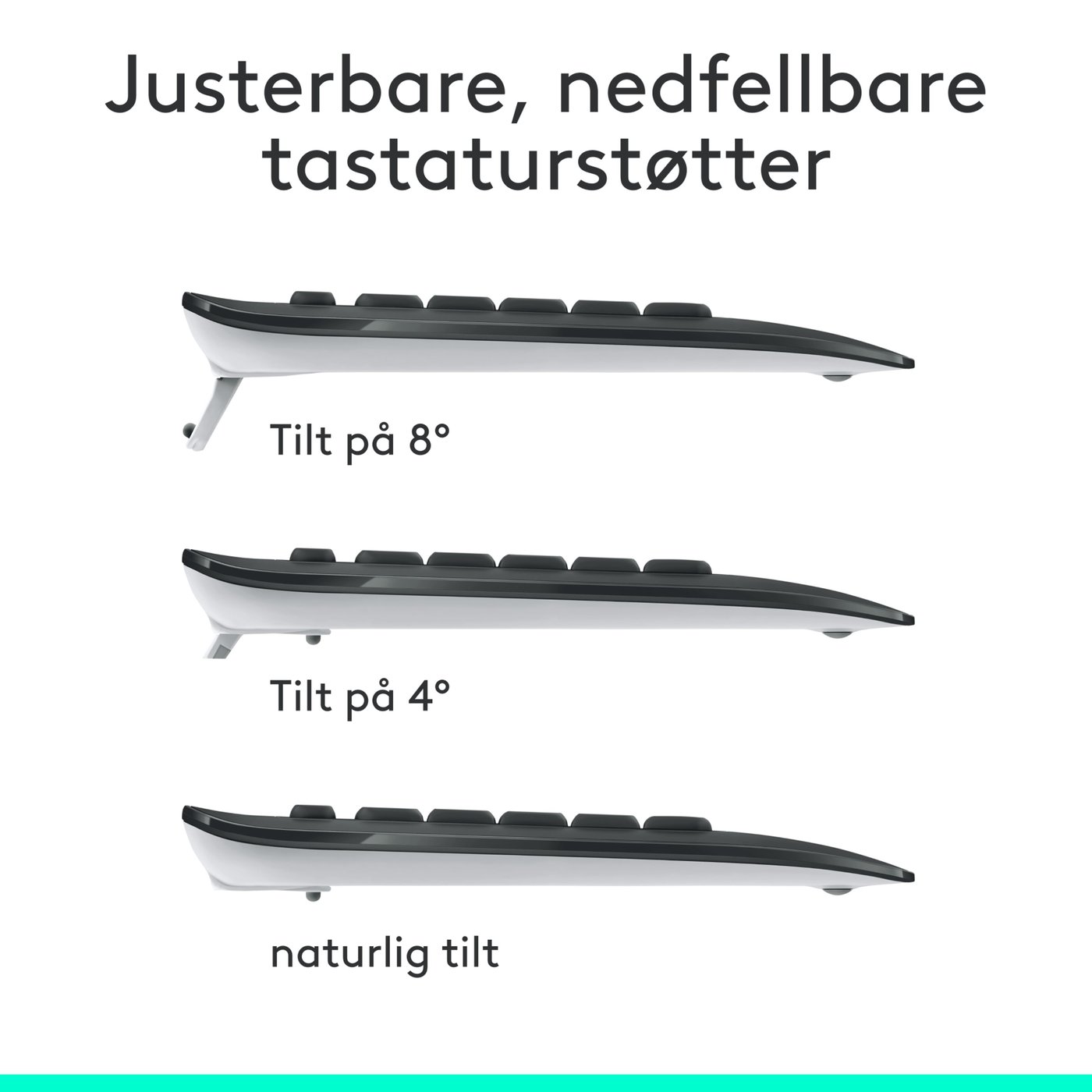 Logitech MK540 Trådløst tastatur og mus