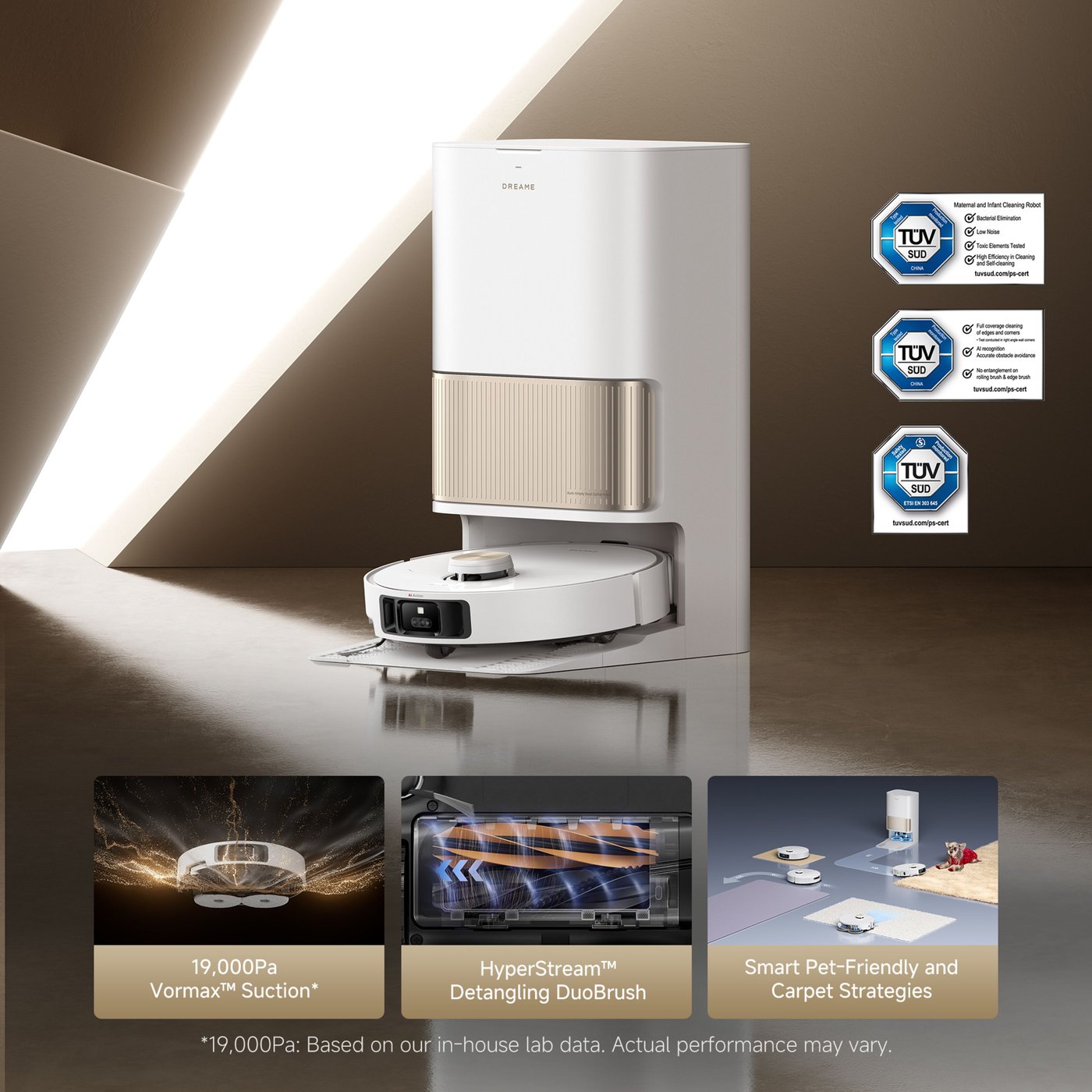 Dreame L40s Pro Ultra Robotstøvsuger Hvit