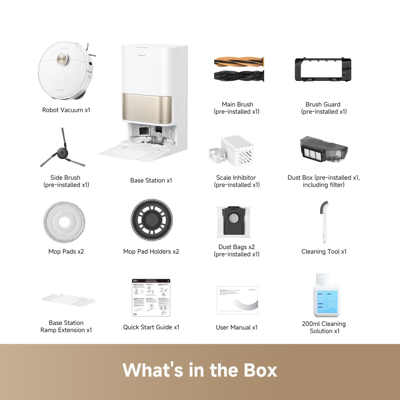 Dreame L40s Pro Ultra Robotstøvsuger Hvit