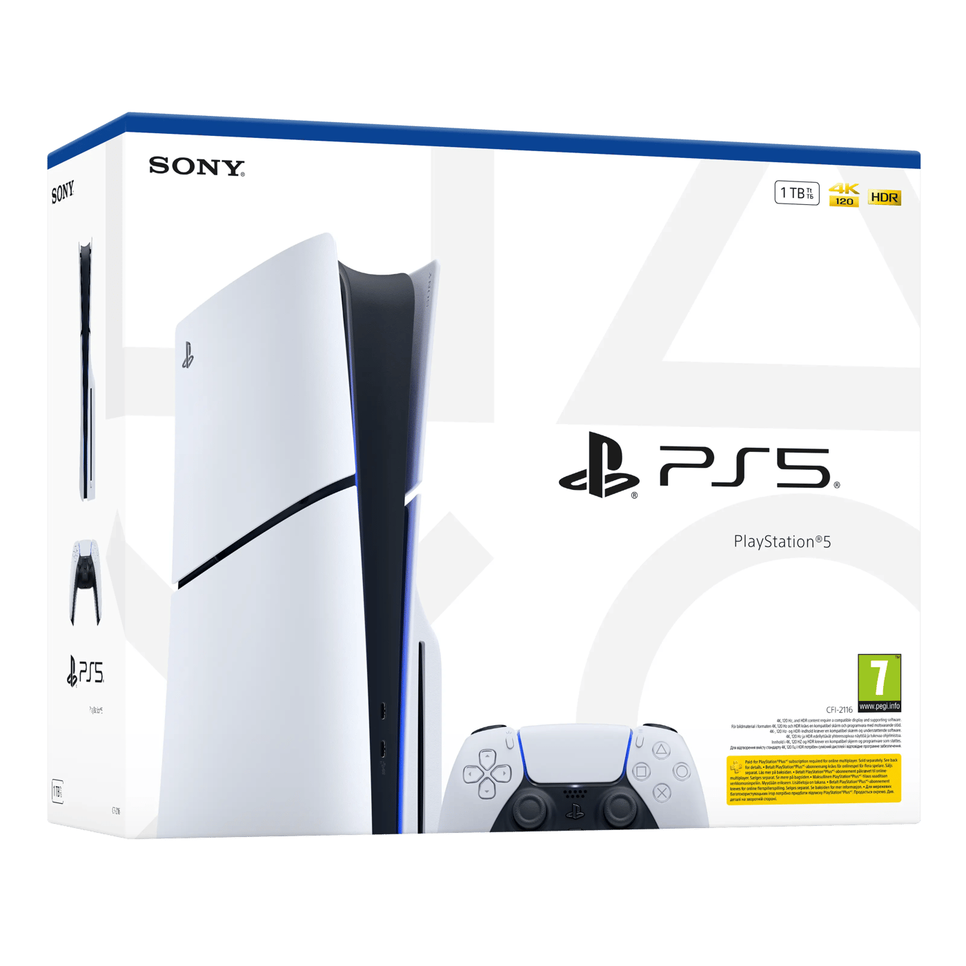 Sony PlayStation 5 Slim Standard Edition med 1 TB SSD
