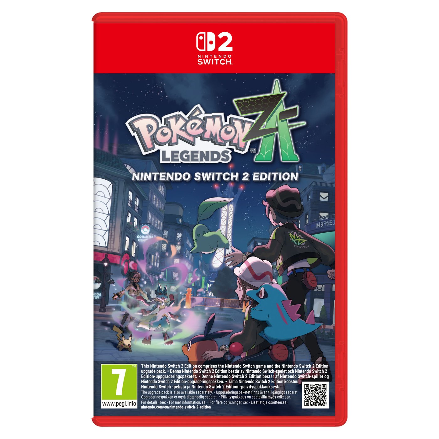 Nintendo Switch 2 Spillkonsoll 7,9" med Pokémon Legends: Z-A Bundle