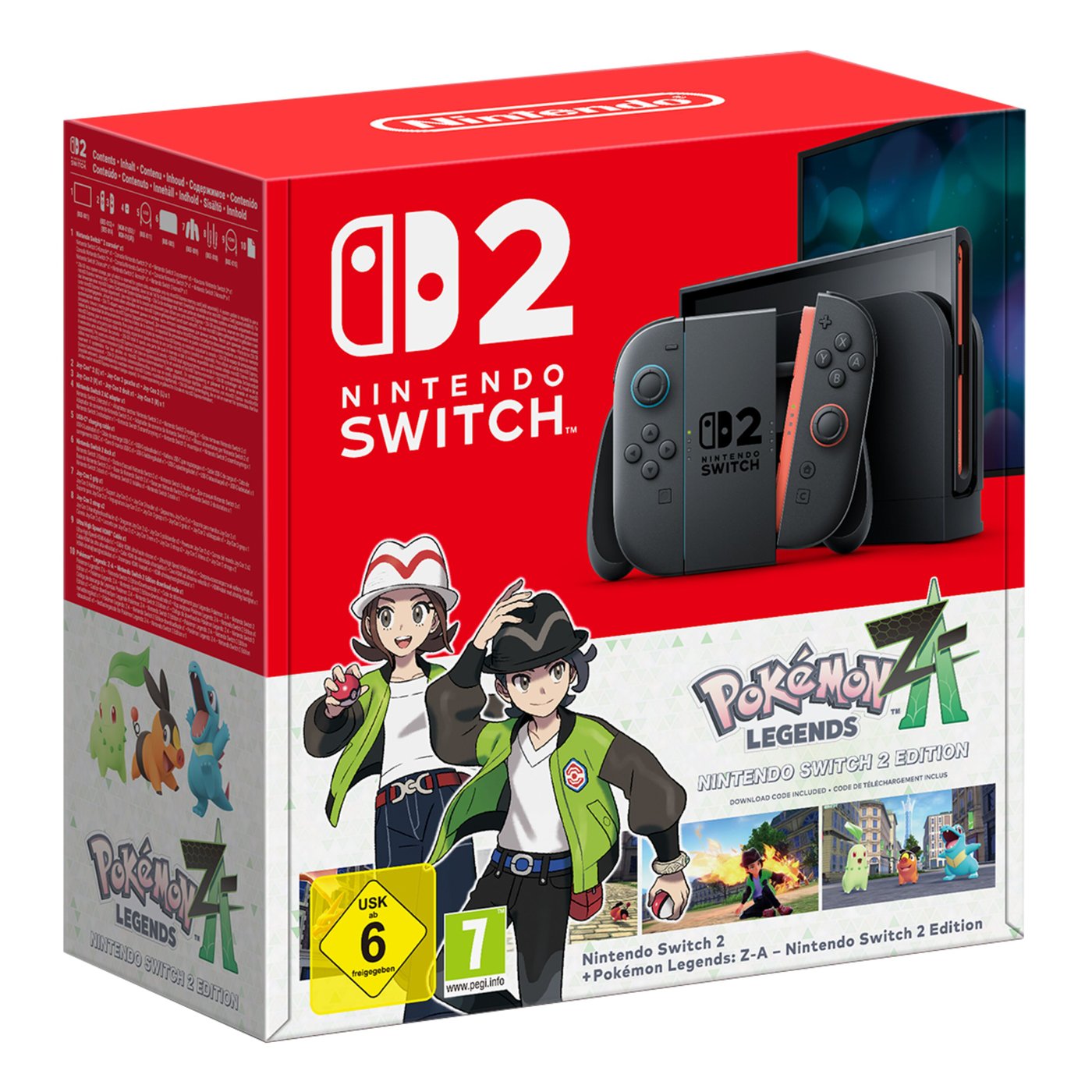 Nintendo Switch 2 Spillkonsoll 7,9" med Pokémon Legends: Z-A Bundle