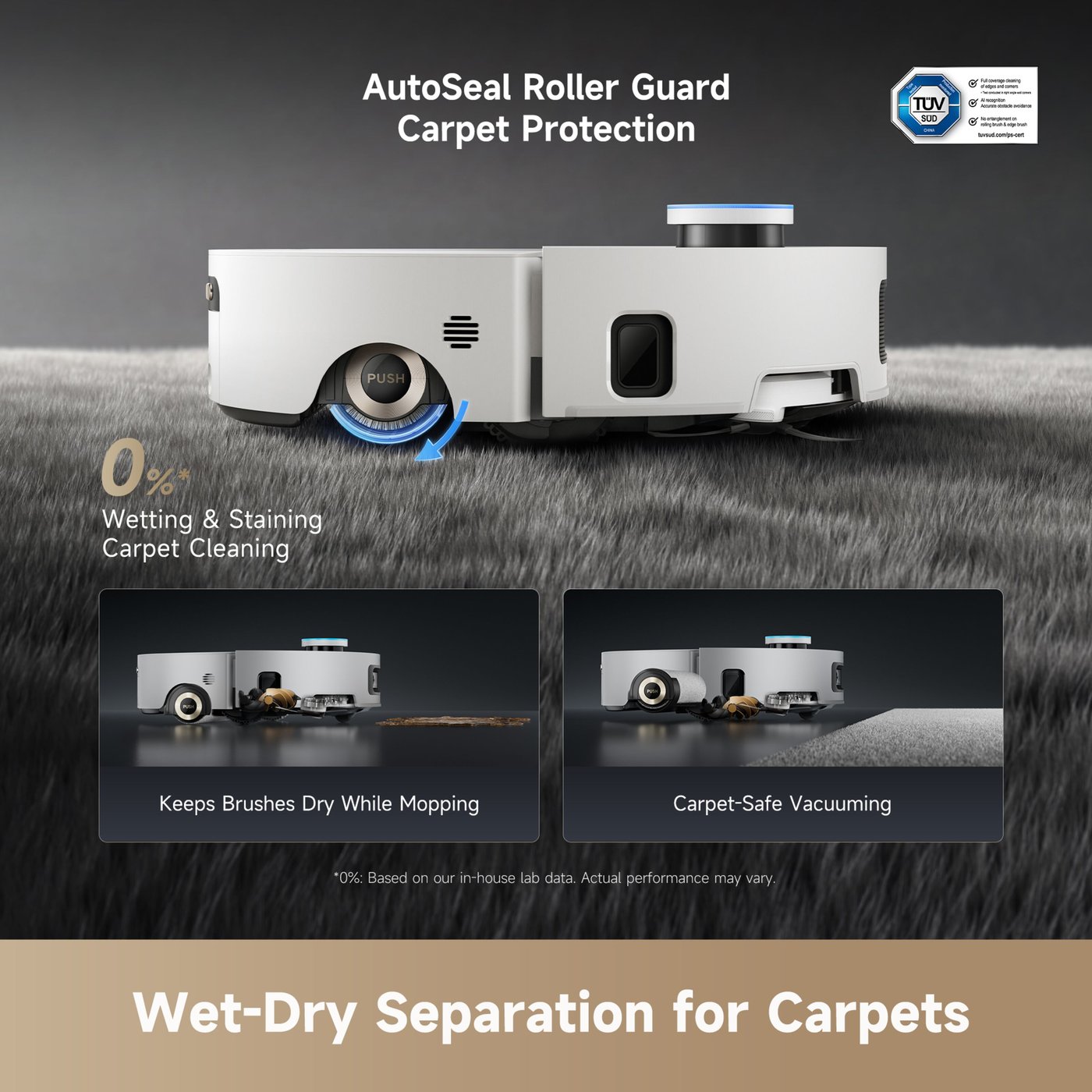 Dreame Aqua10 Ultra Roller Robotstøvsuger med basestasjon