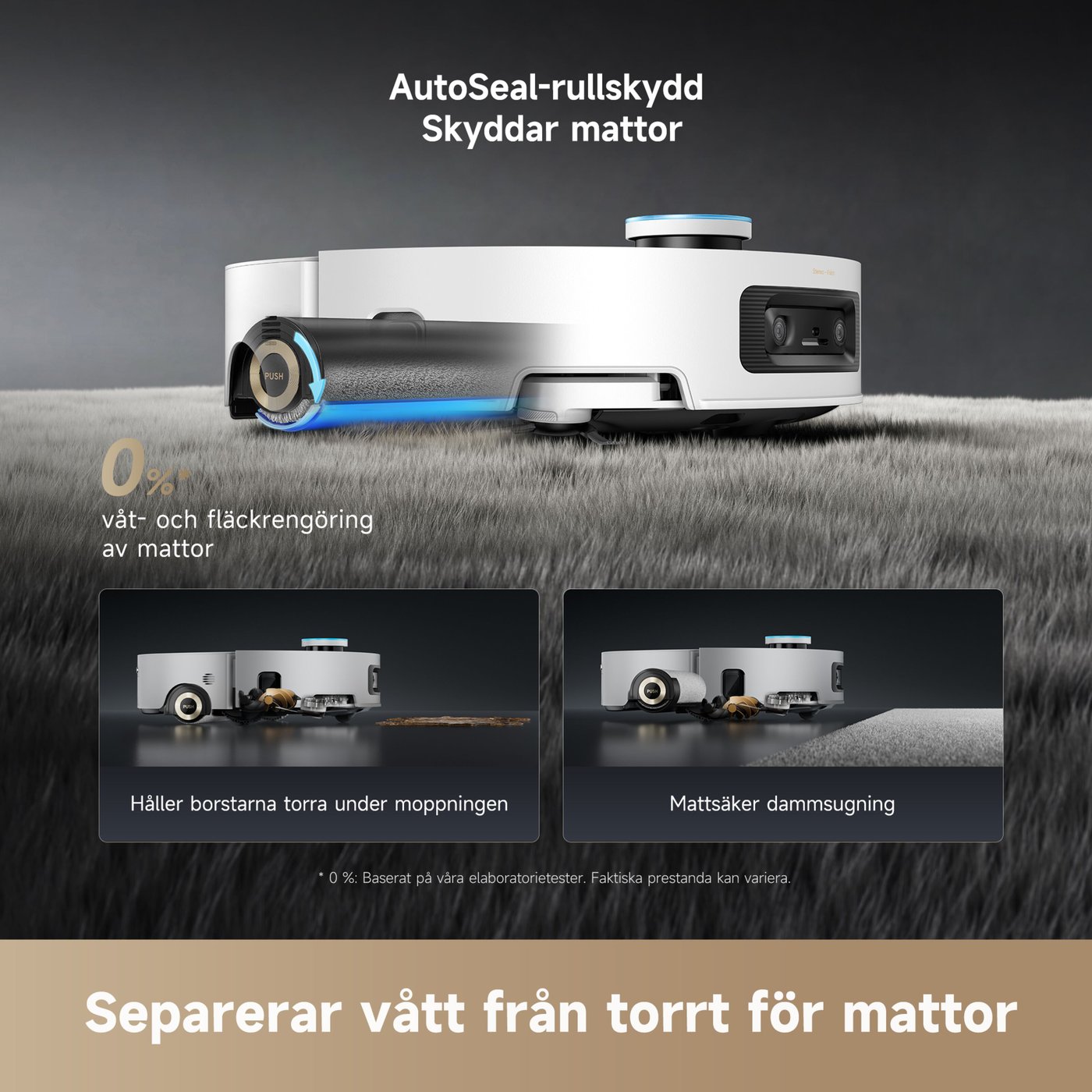 Dreame Aqua10 Ultra Roller robotdammsugare med basstation