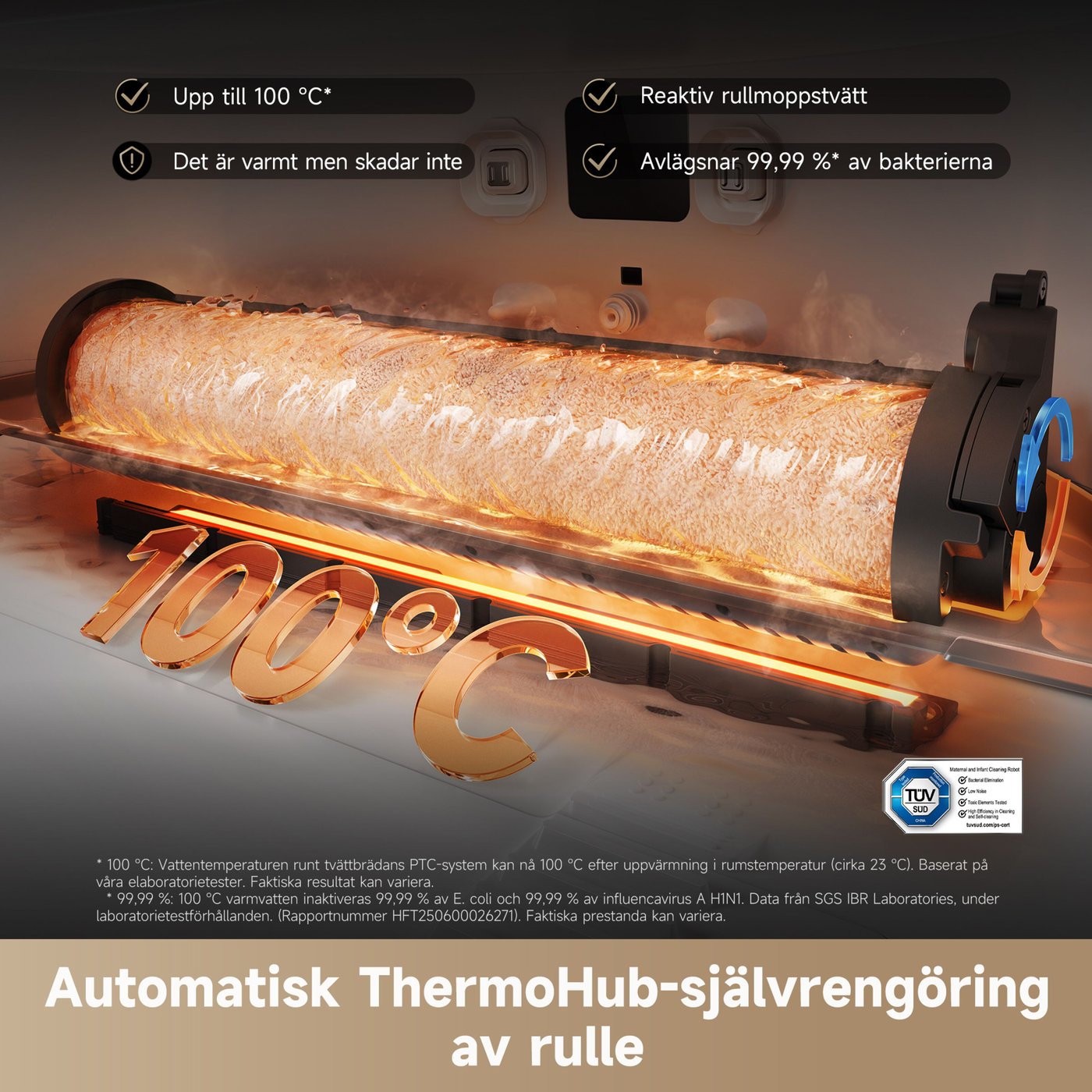 Dreame Aqua10 Ultra Roller robotdammsugare med basstation