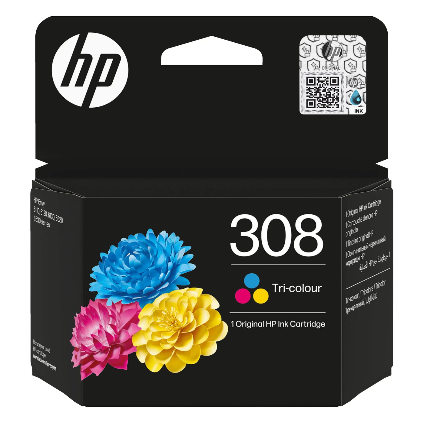 HP 308 Trefärgs bläckpatron