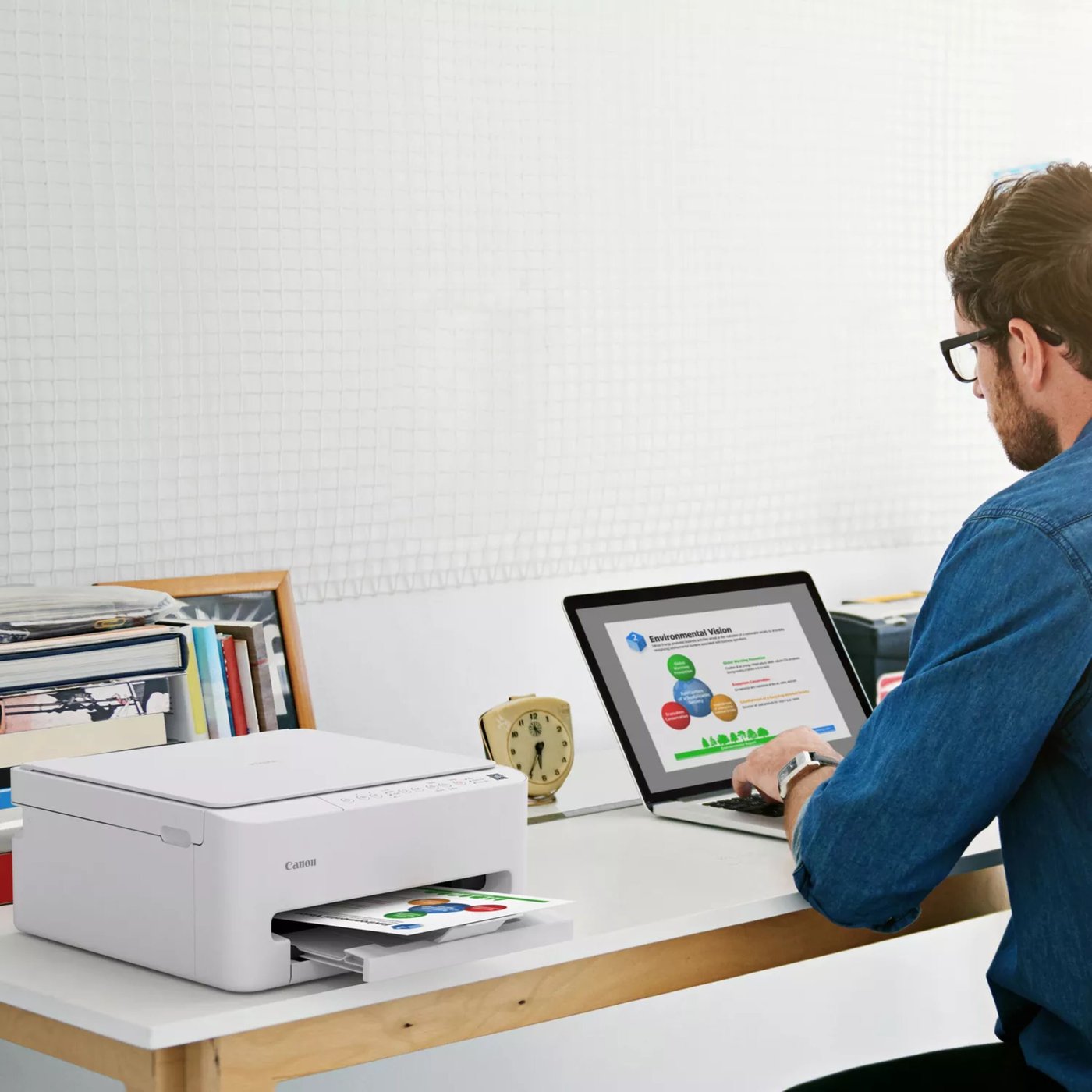 Canon Pixma TS4150i Trådløs 3-i-1 fotoblekkskriver