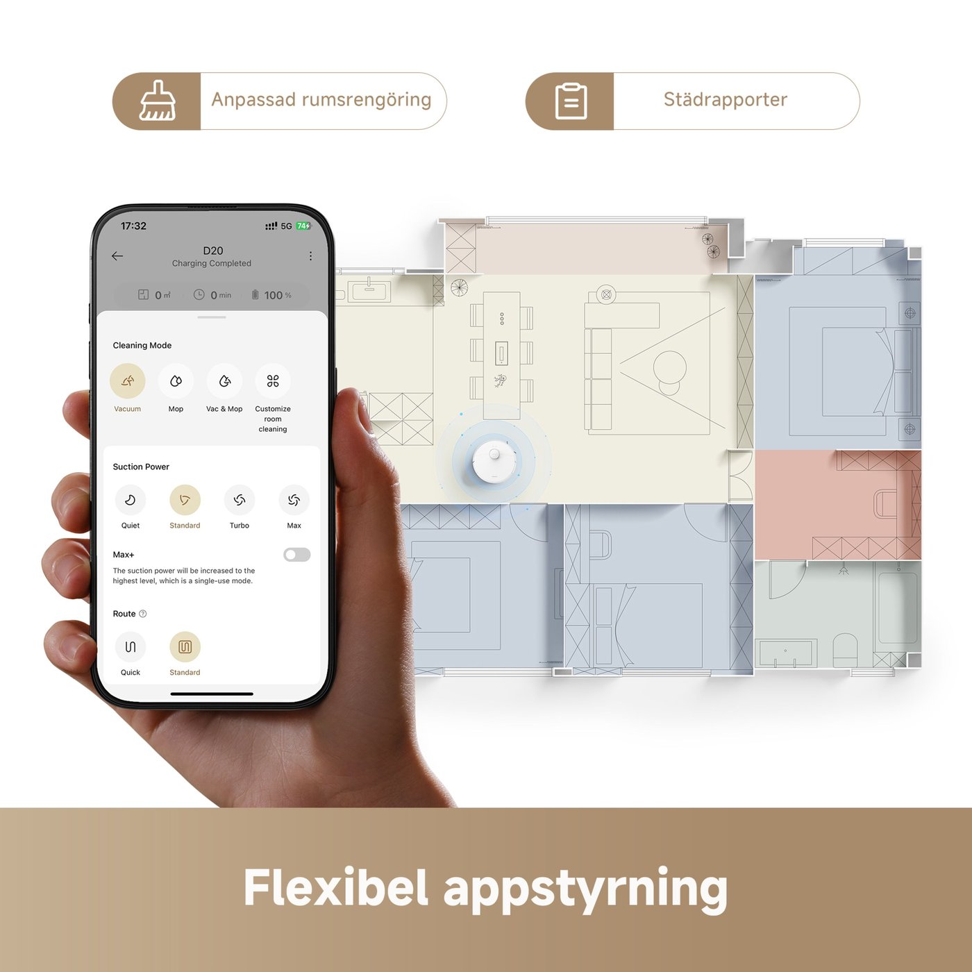 Dreame D20 robotdammsugare