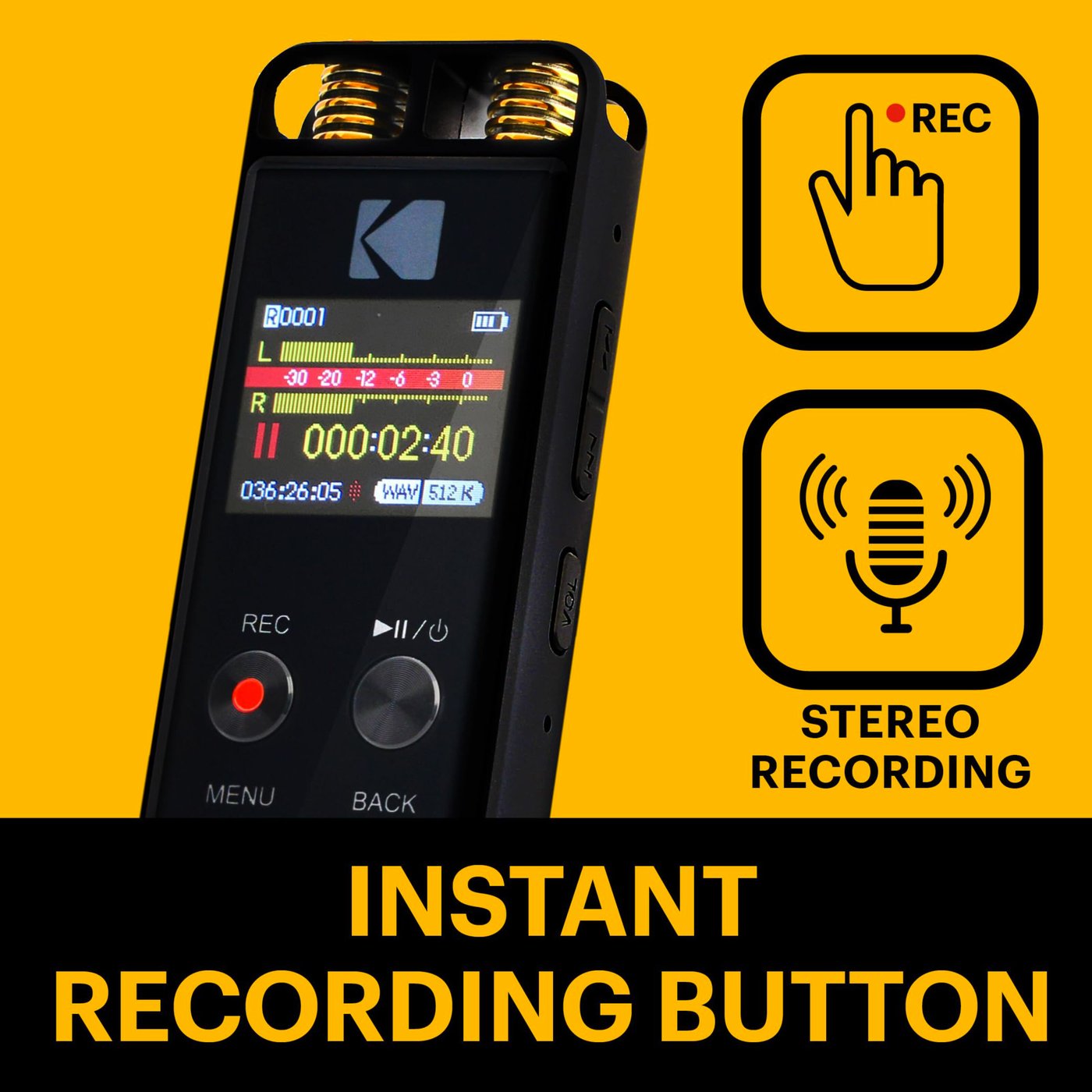 Kodak VRC550 Digital diktafon