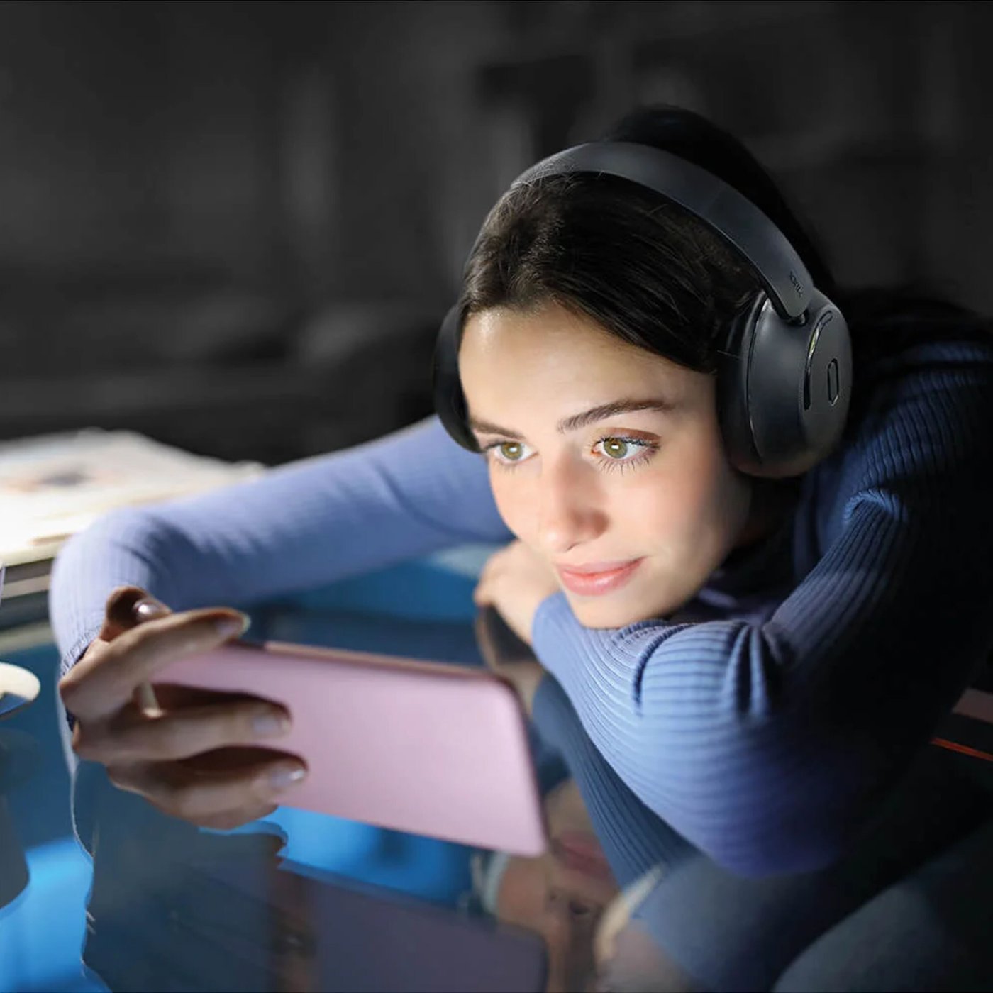 StreamQ Surround TV Trådlösa hörlurar