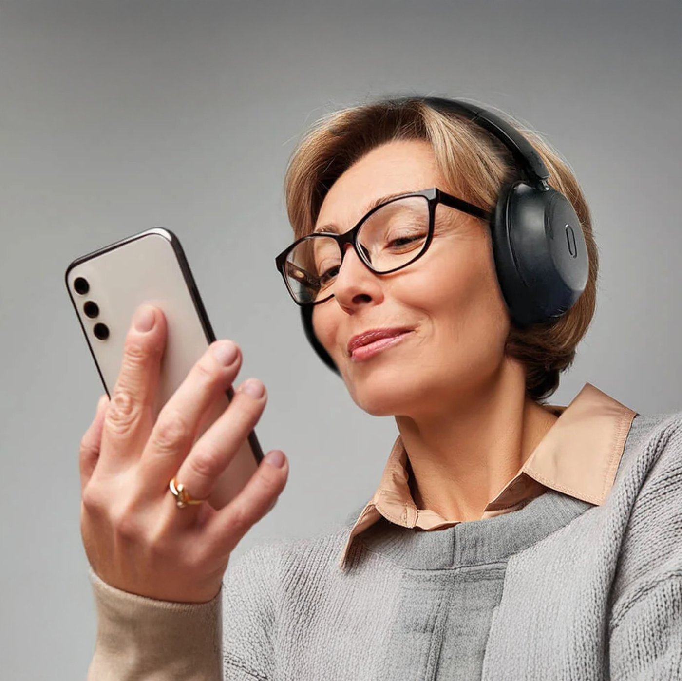 StreamQ Surround TV Trådlösa hörlurar