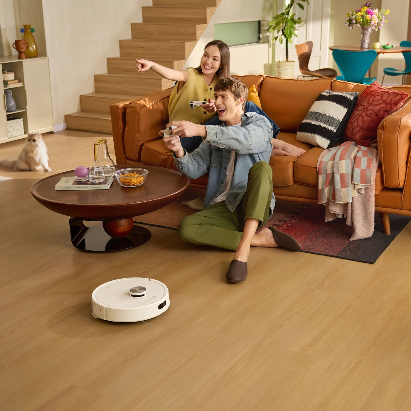 Roborock Q7 TF robotdammsugare Vit