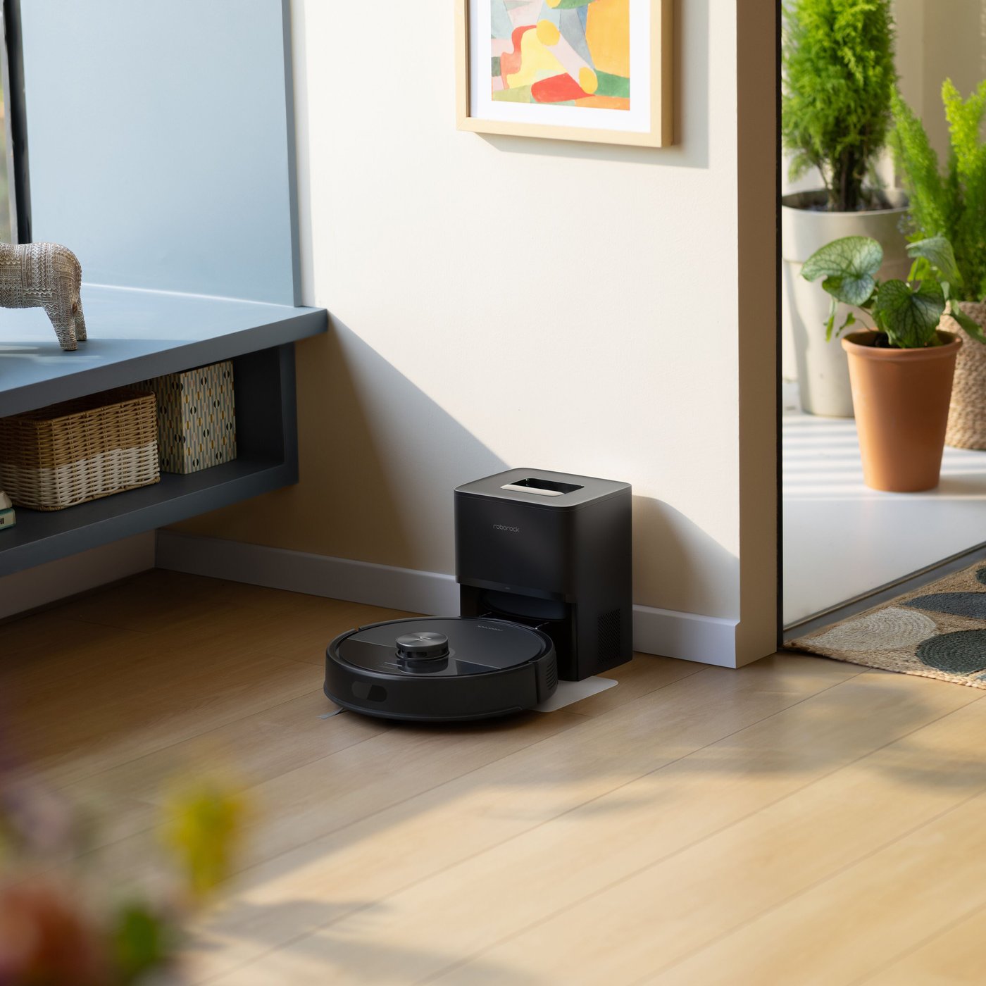 Roborock Q7 TF+ robotstøvsuger med basestasjon Svart