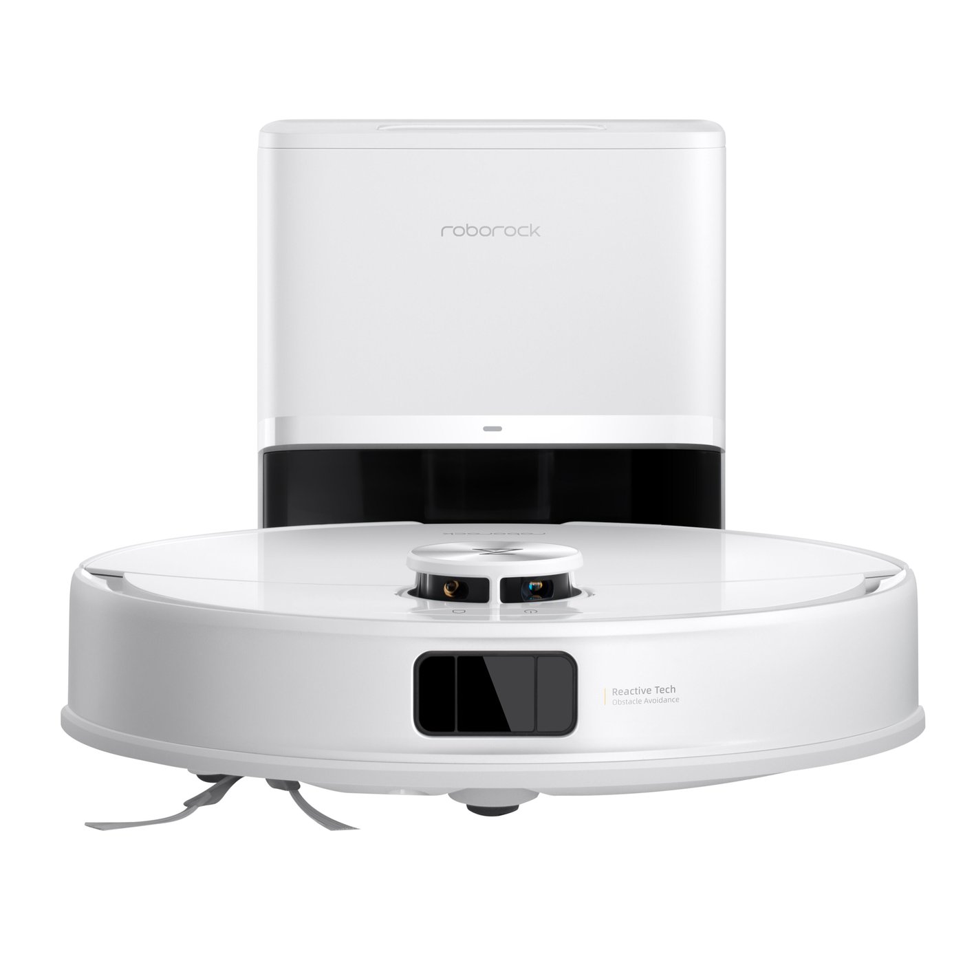 Roborock Q10 VF+ robotstøvsuger med basestasjon Hvit