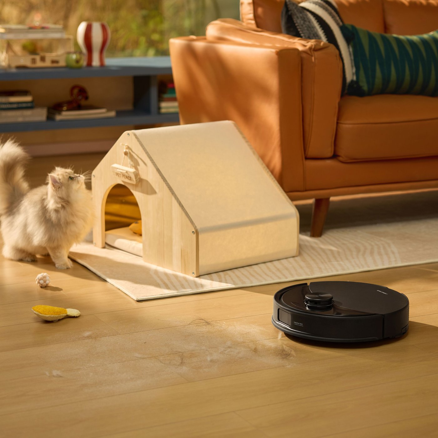 Roborock Q10 VF+ robotdammsugare med basstation Svart