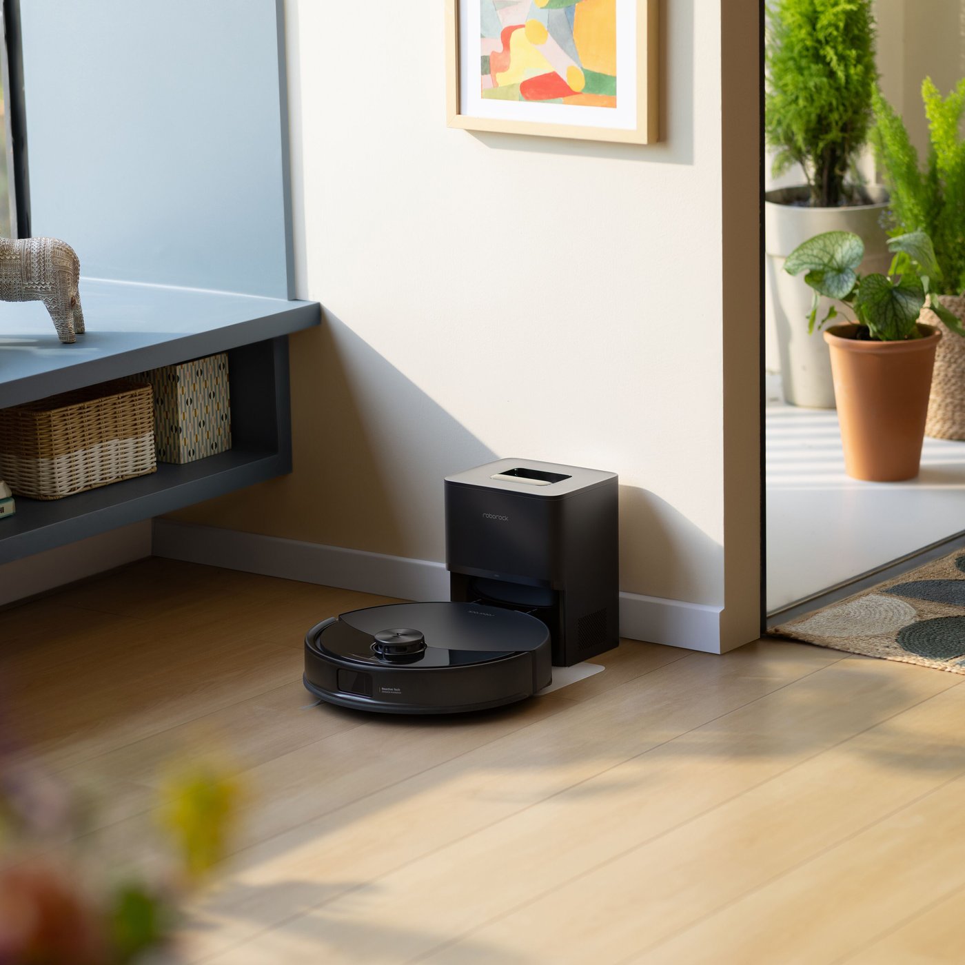 Roborock Q10 VF+ robotdammsugare med basstation Svart